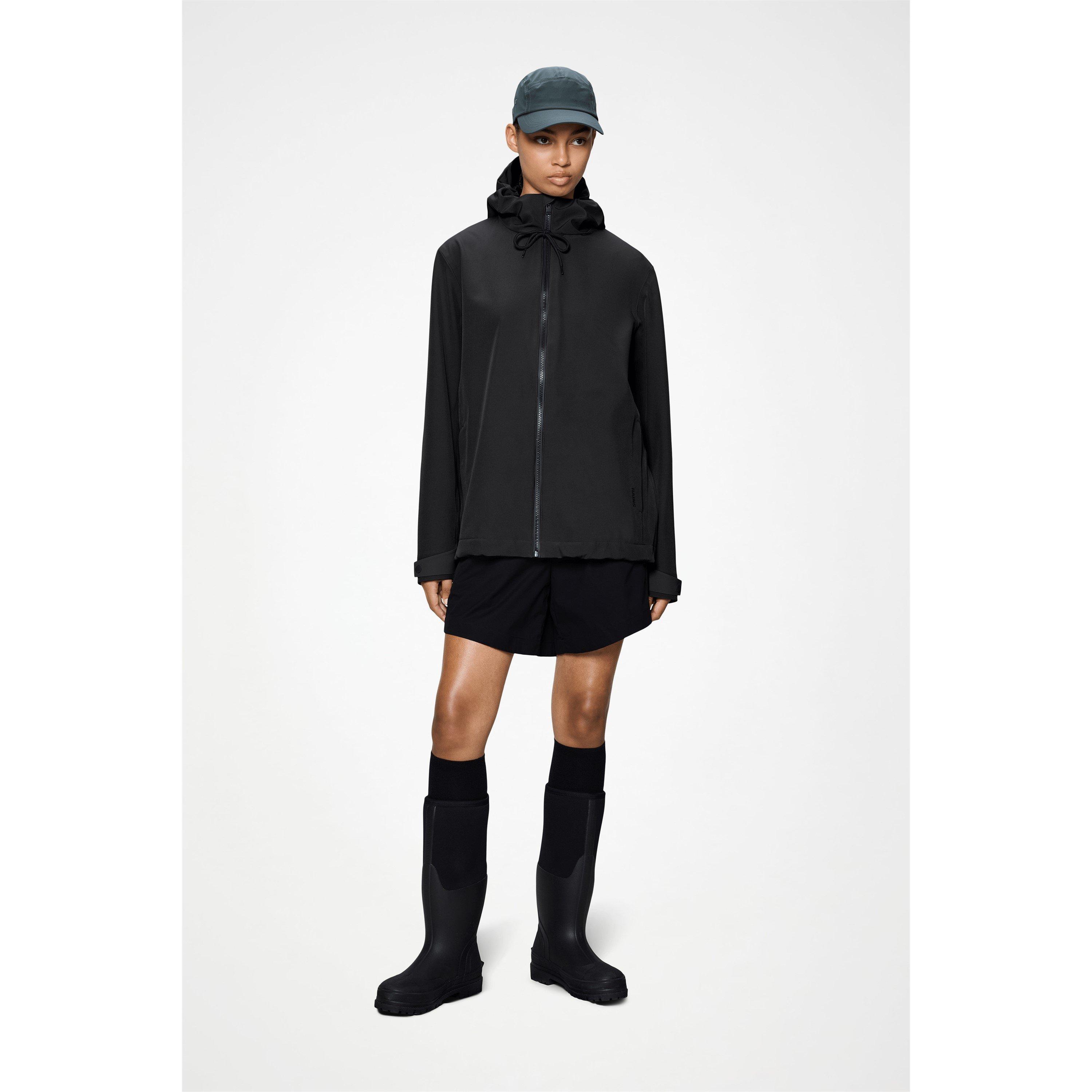 Black 01 - Rains - Suva Softshell Waterproof Jacket - 8