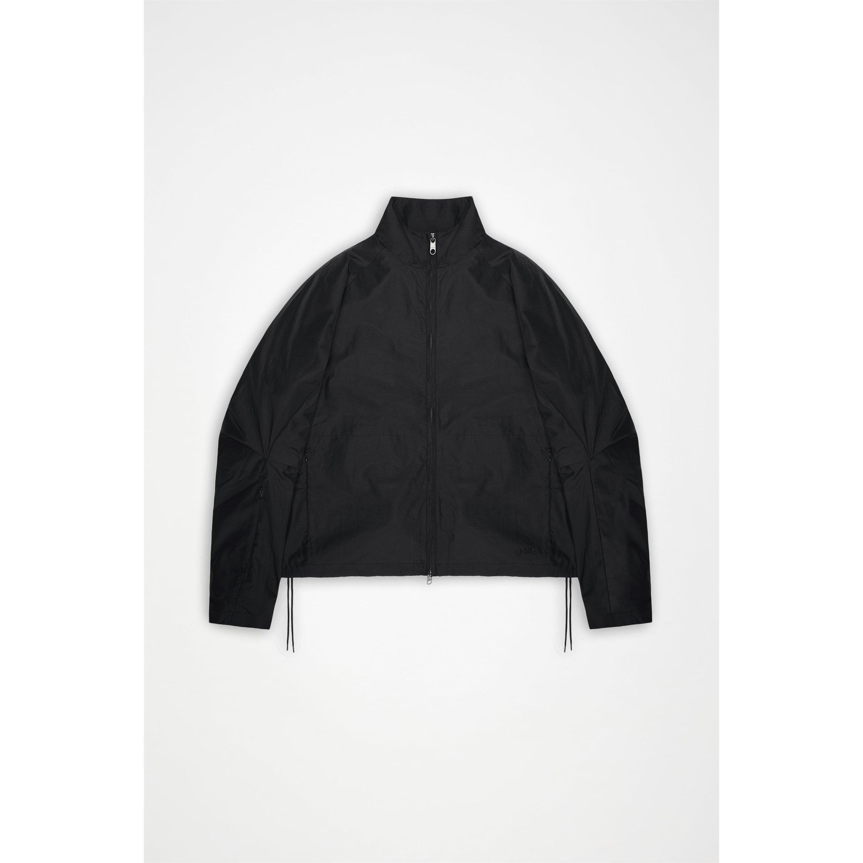 Black 01 - Rains - Rains Wvn Trk Top Sn64