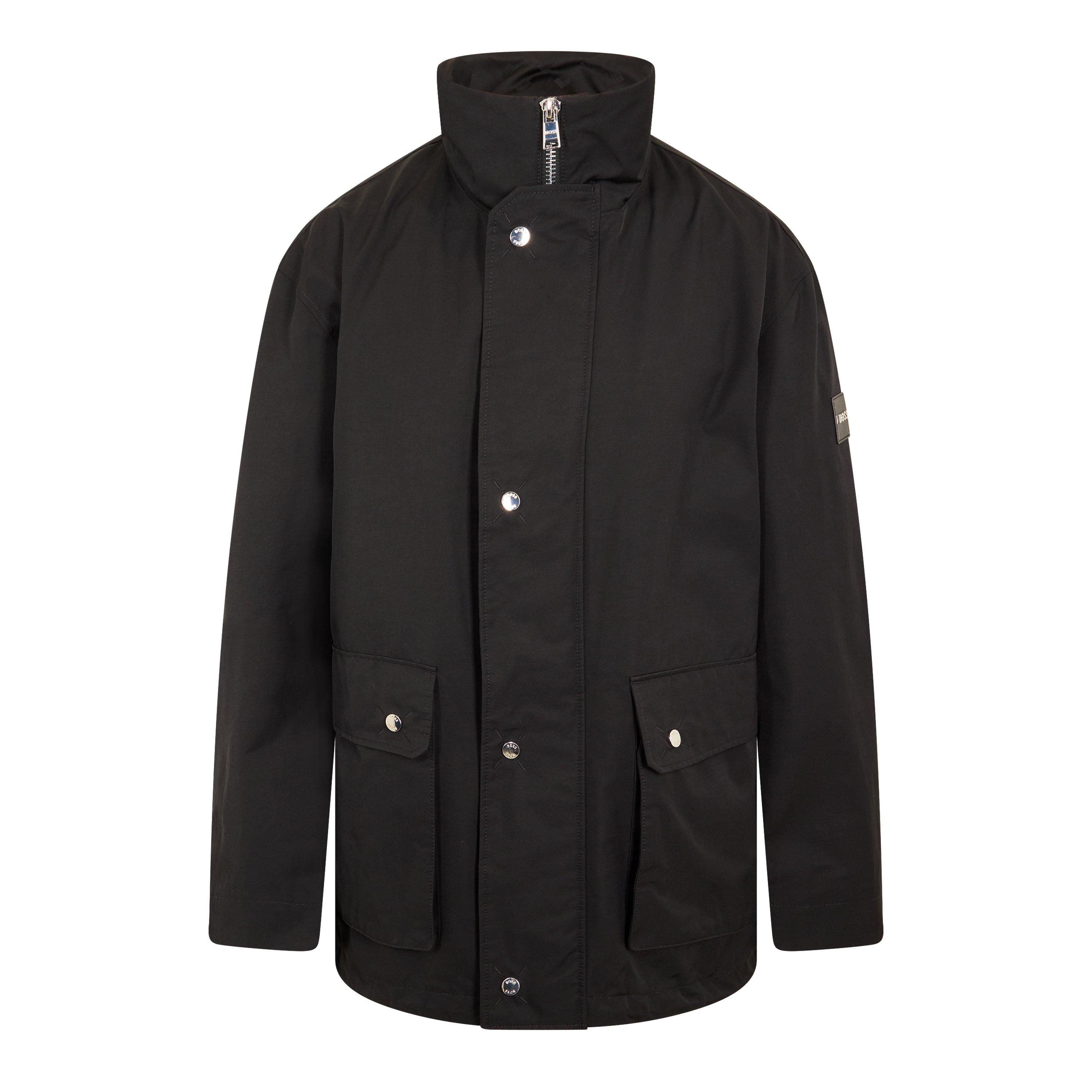 Black - Boss - Men's Cabato Rain Anorak - 1