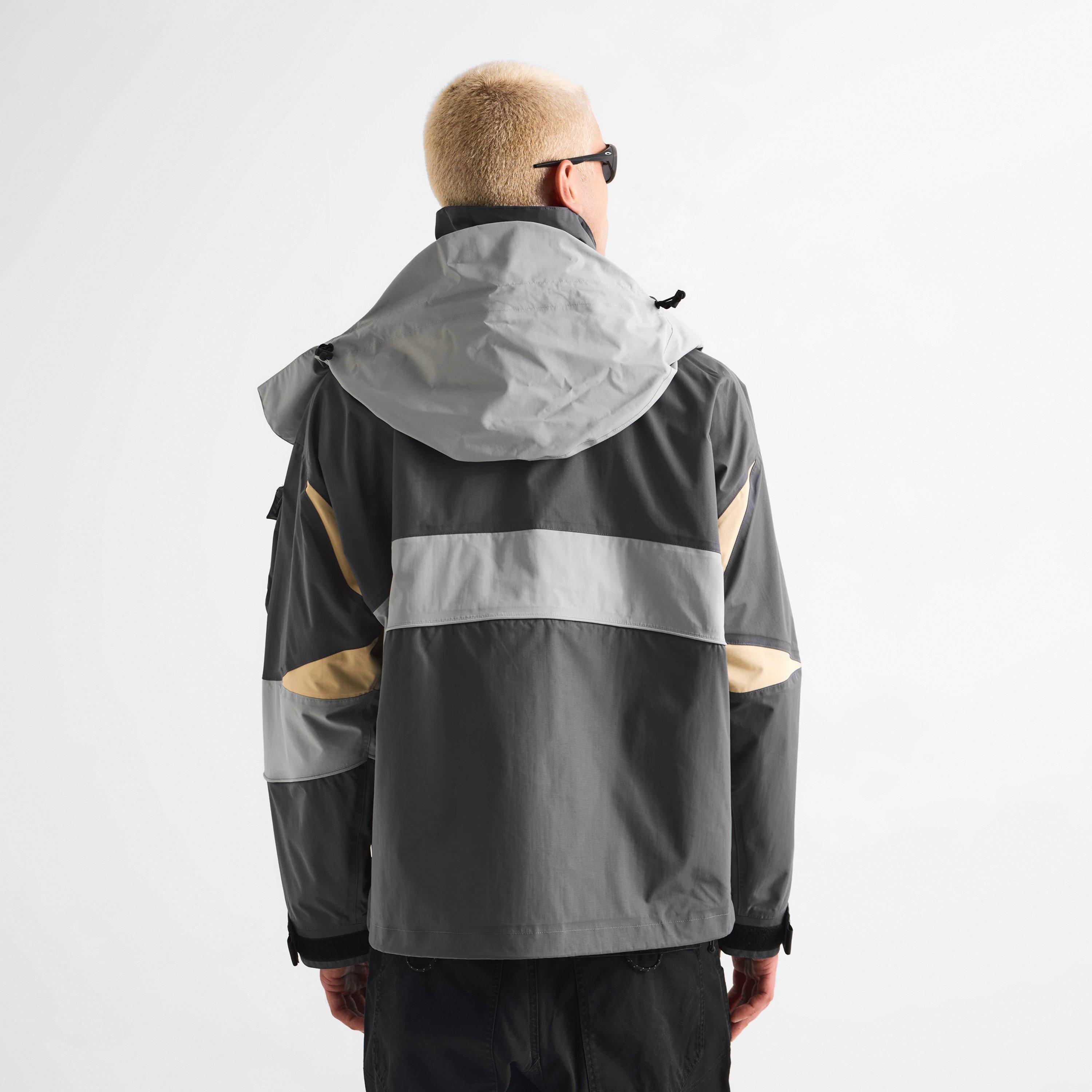 Grey - ROA - Men's Gale 10K Rain Anorak Jacket - 4