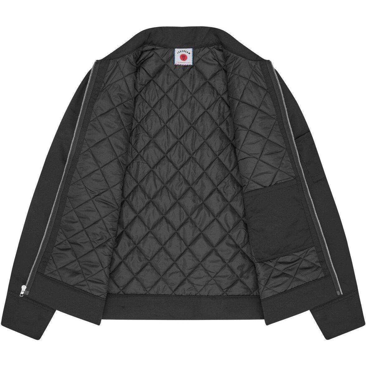 Black - ICECREAM - Mens Work Harrington Jacket - 3