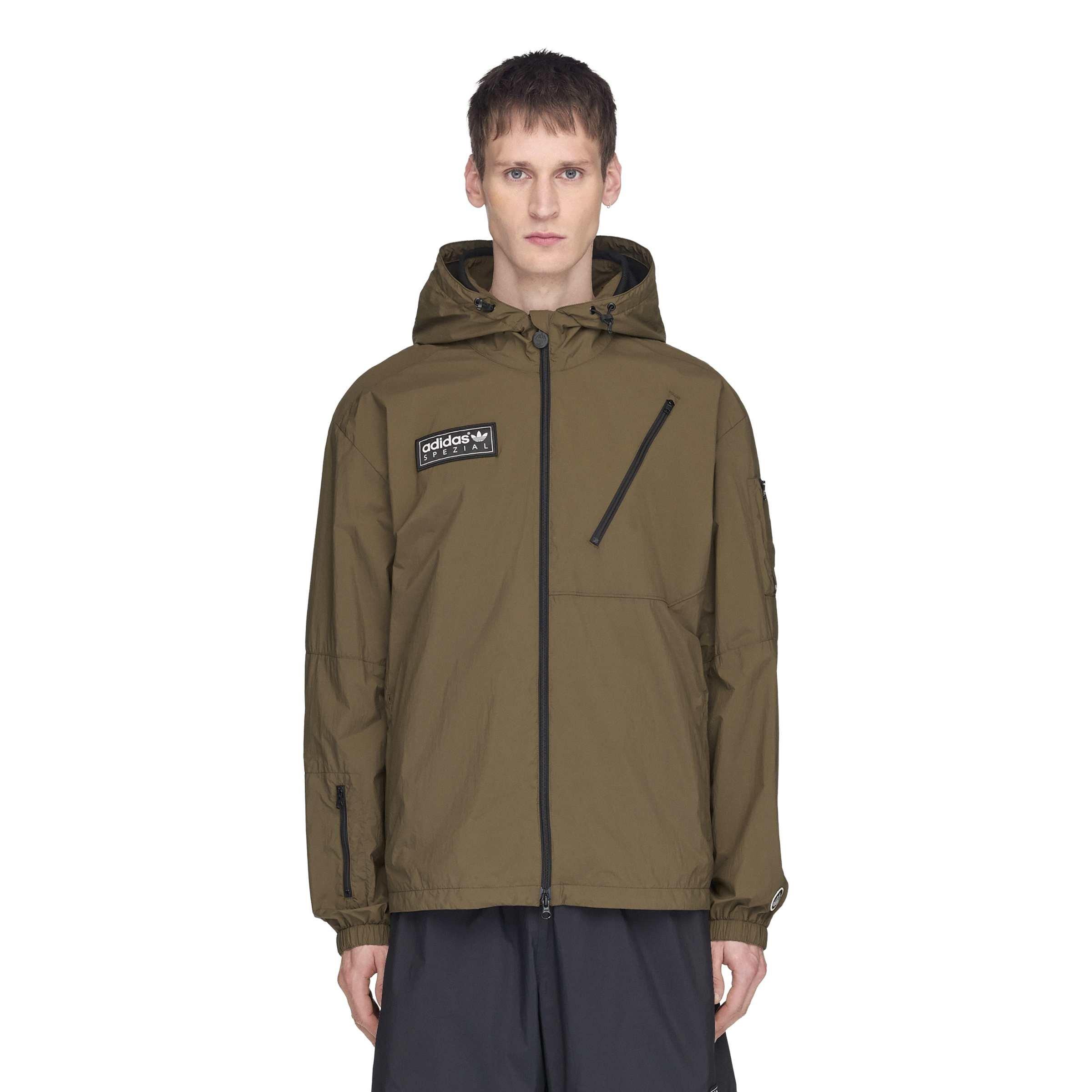 Green - adidas - Mens Spezial Buckstead Rain Anorak Jacket - 3