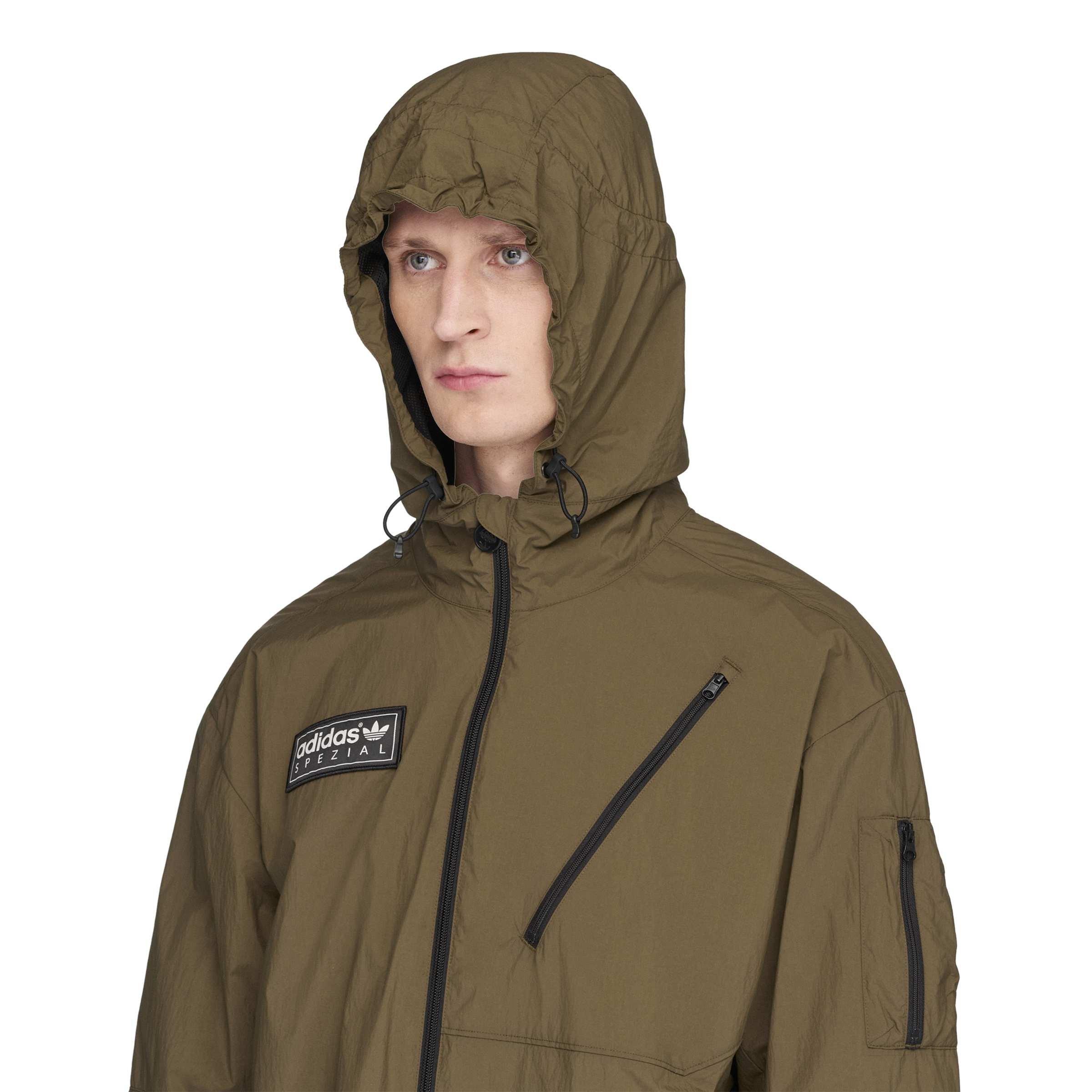 Green - adidas - Mens Spezial Buckstead Rain Anorak Jacket - 4