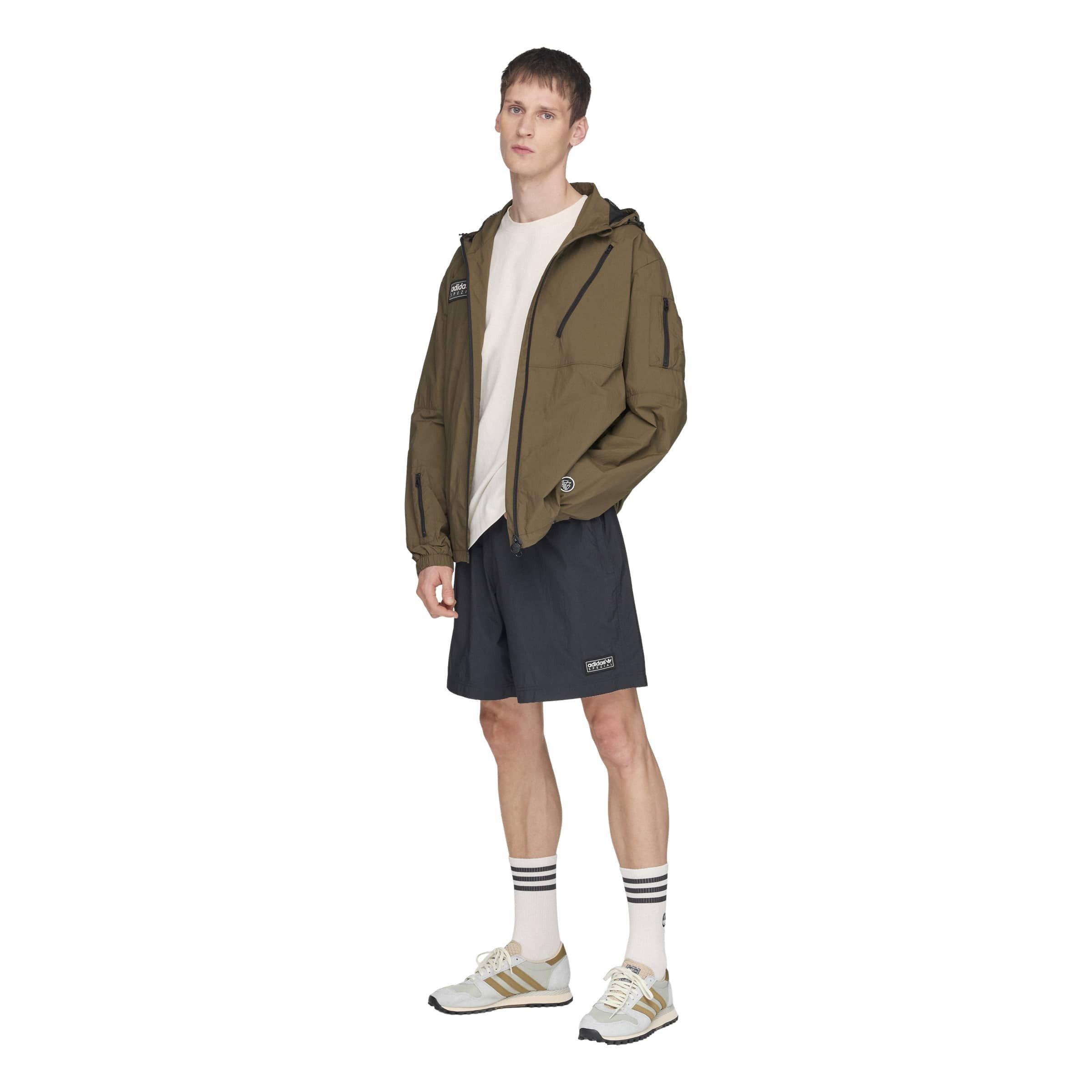 Green - adidas - Mens Spezial Buckstead Rain Anorak Jacket - 6