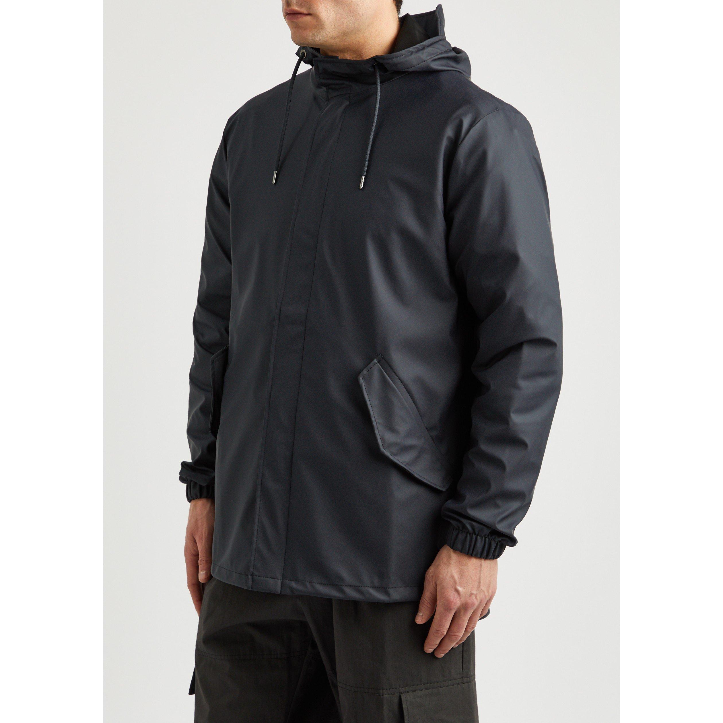 NAVY - Rains - Men's Fishtail Loose-Fit Rain Jacket - 2