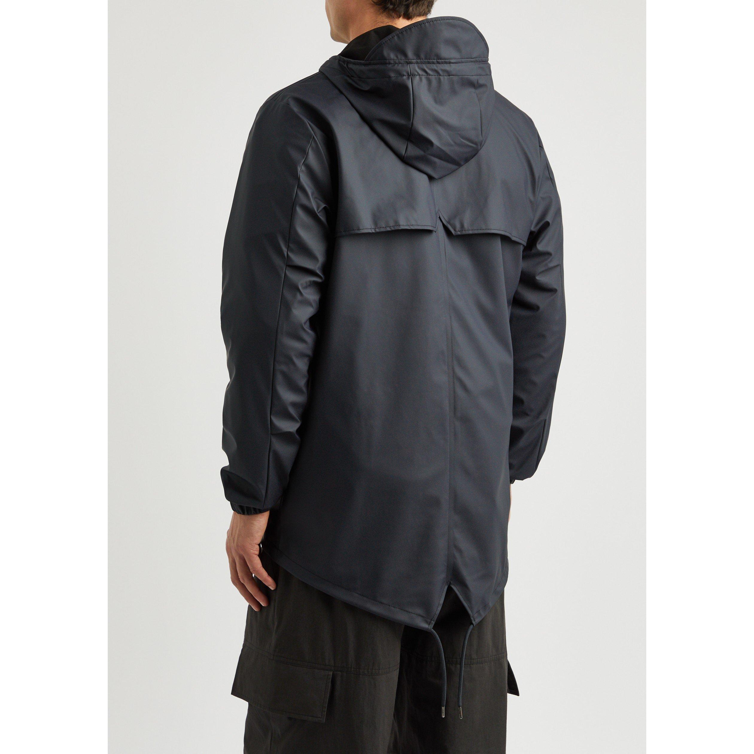NAVY - Rains - Men's Fishtail Loose-Fit Rain Jacket - 3
