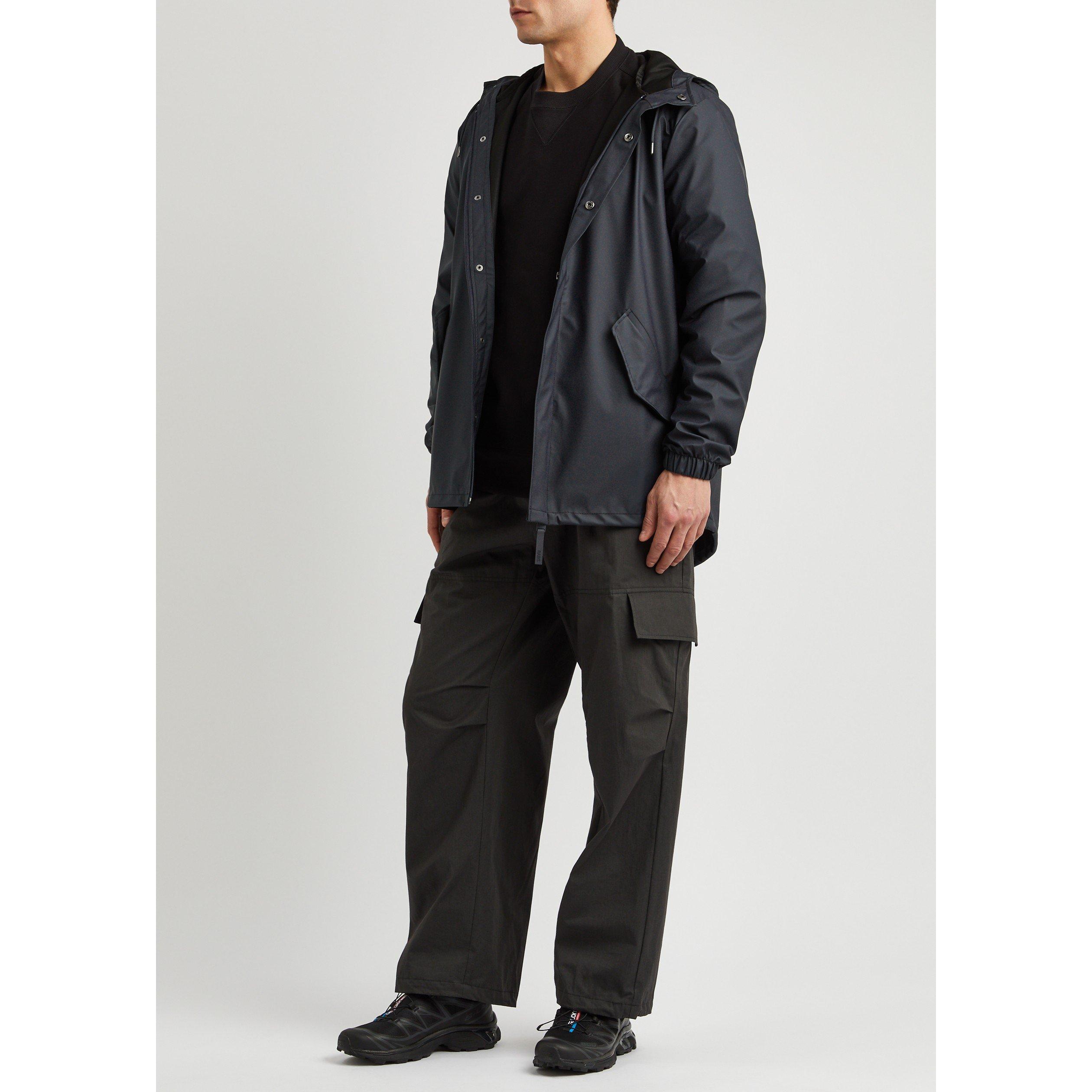 NAVY - Rains - Men's Fishtail Loose-Fit Rain Jacket - 5
