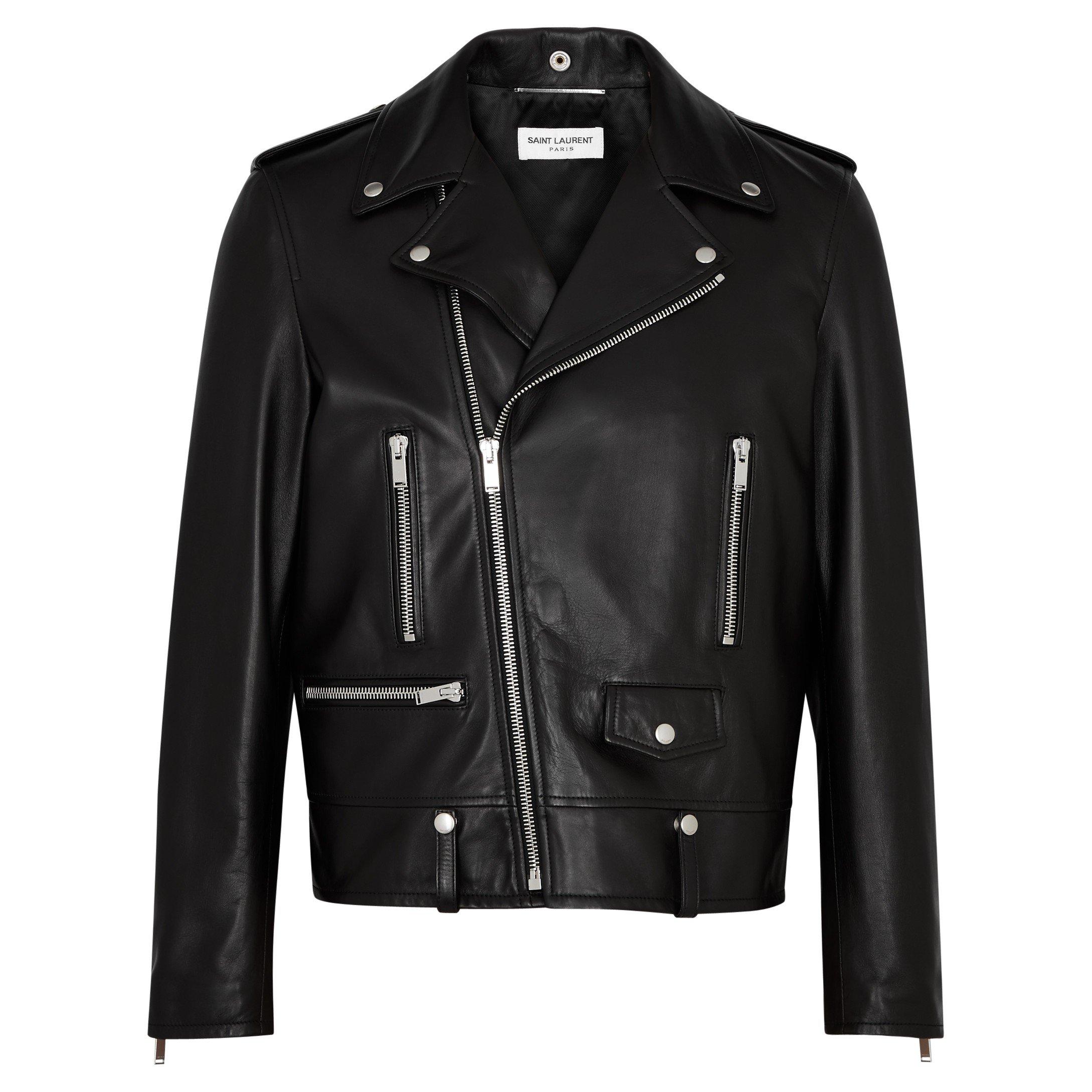 BLACK - Saint Laurent - SL CLASSIC MOTORCYCLE LEATHER - 1
