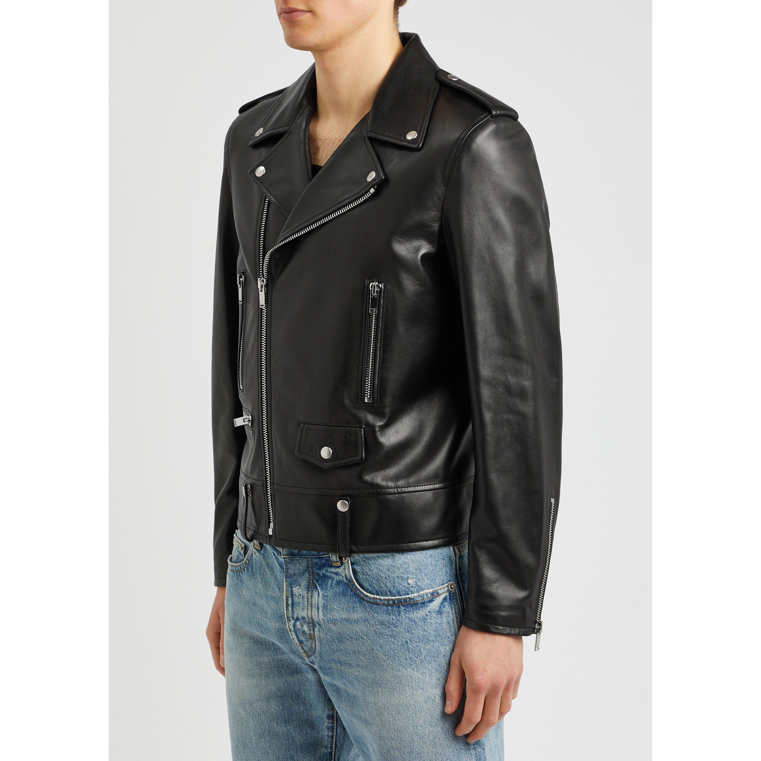 BLACK - Saint Laurent - SL CLASSIC MOTORCYCLE LEATHER - 2