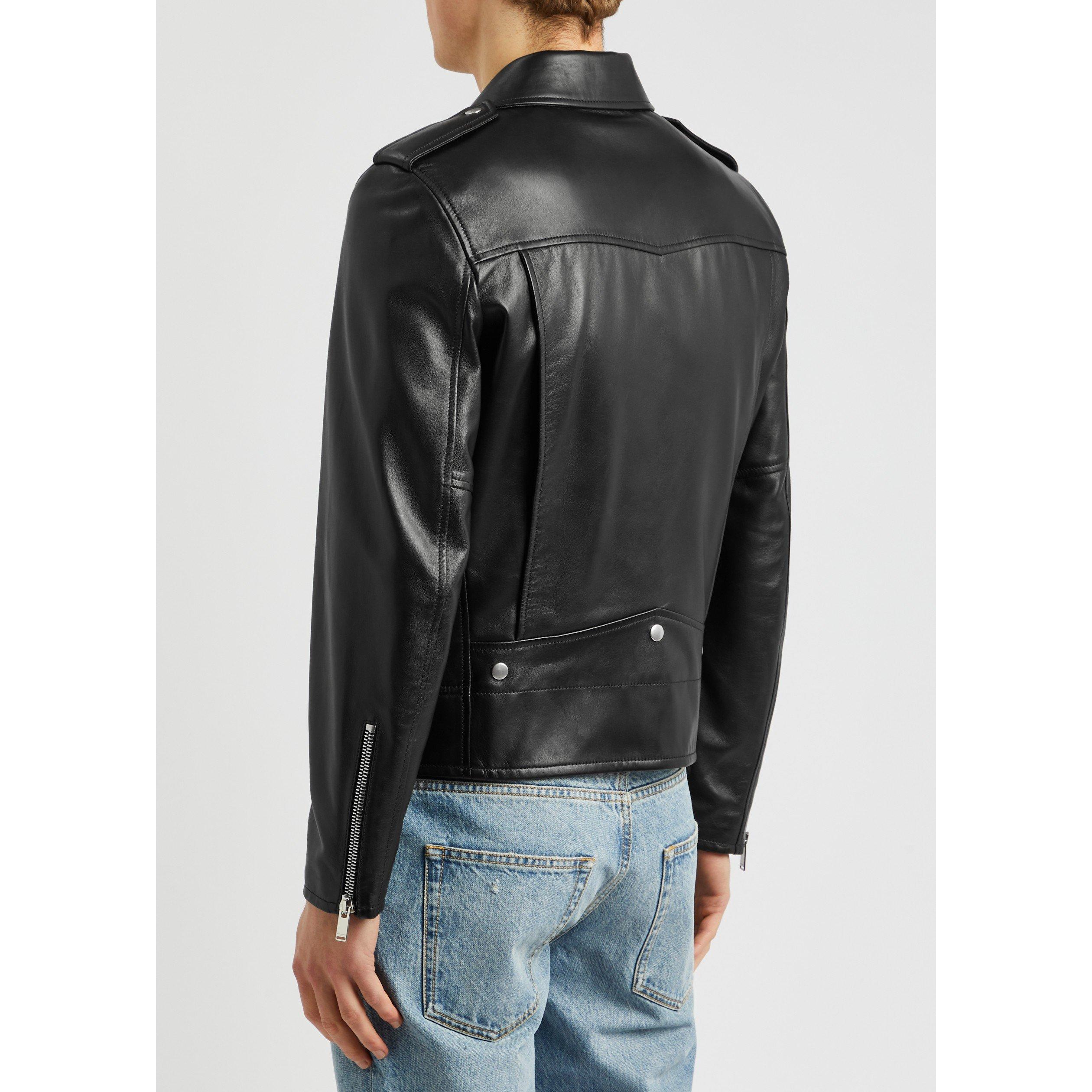 BLACK - Saint Laurent - SL CLASSIC MOTORCYCLE LEATHER - 3