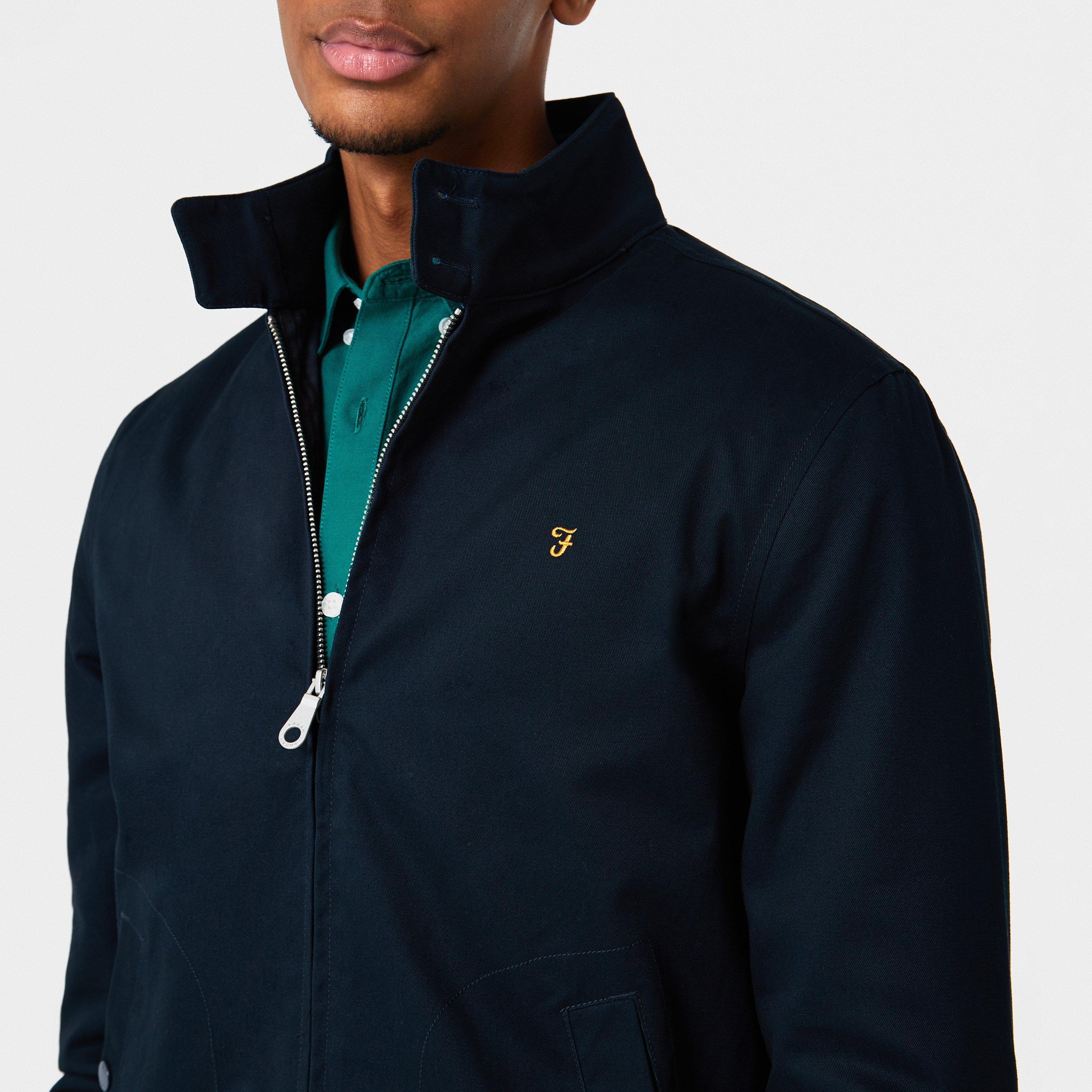 True Navy 412 - Farah - Waldorf Harrington Jacket - 3