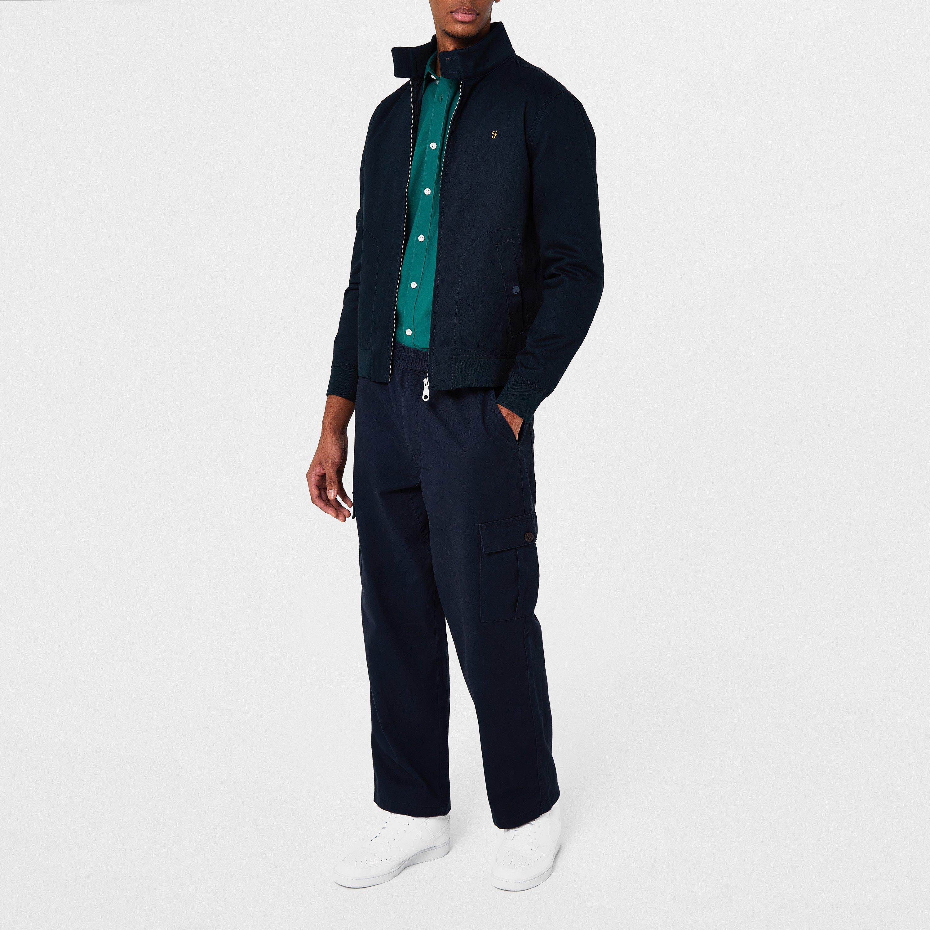 True Navy 412 - Farah - Waldorf Harrington Jacket - 6