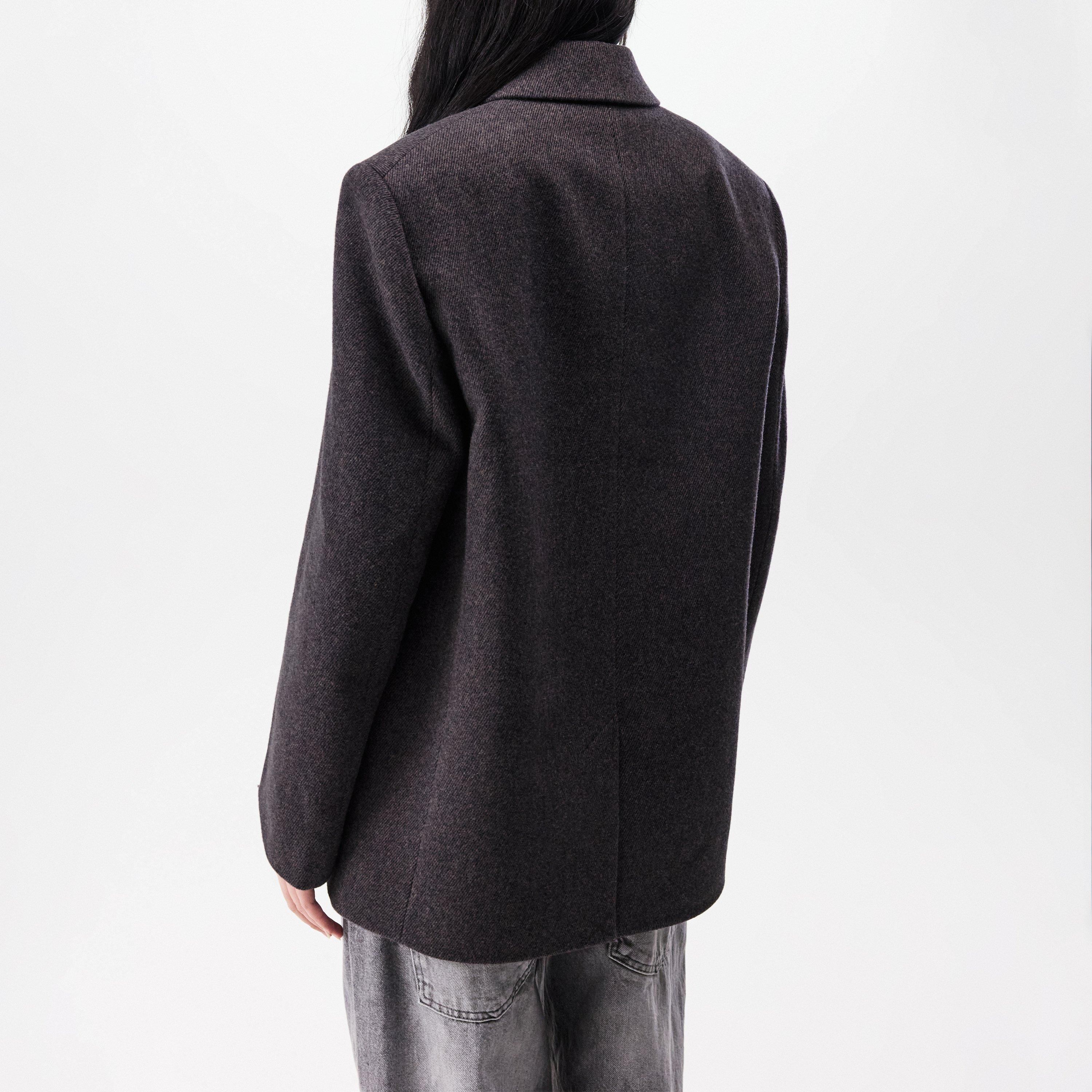 BROWN MELANGE - Acne Studios - Women's Tailored Blazer - 3