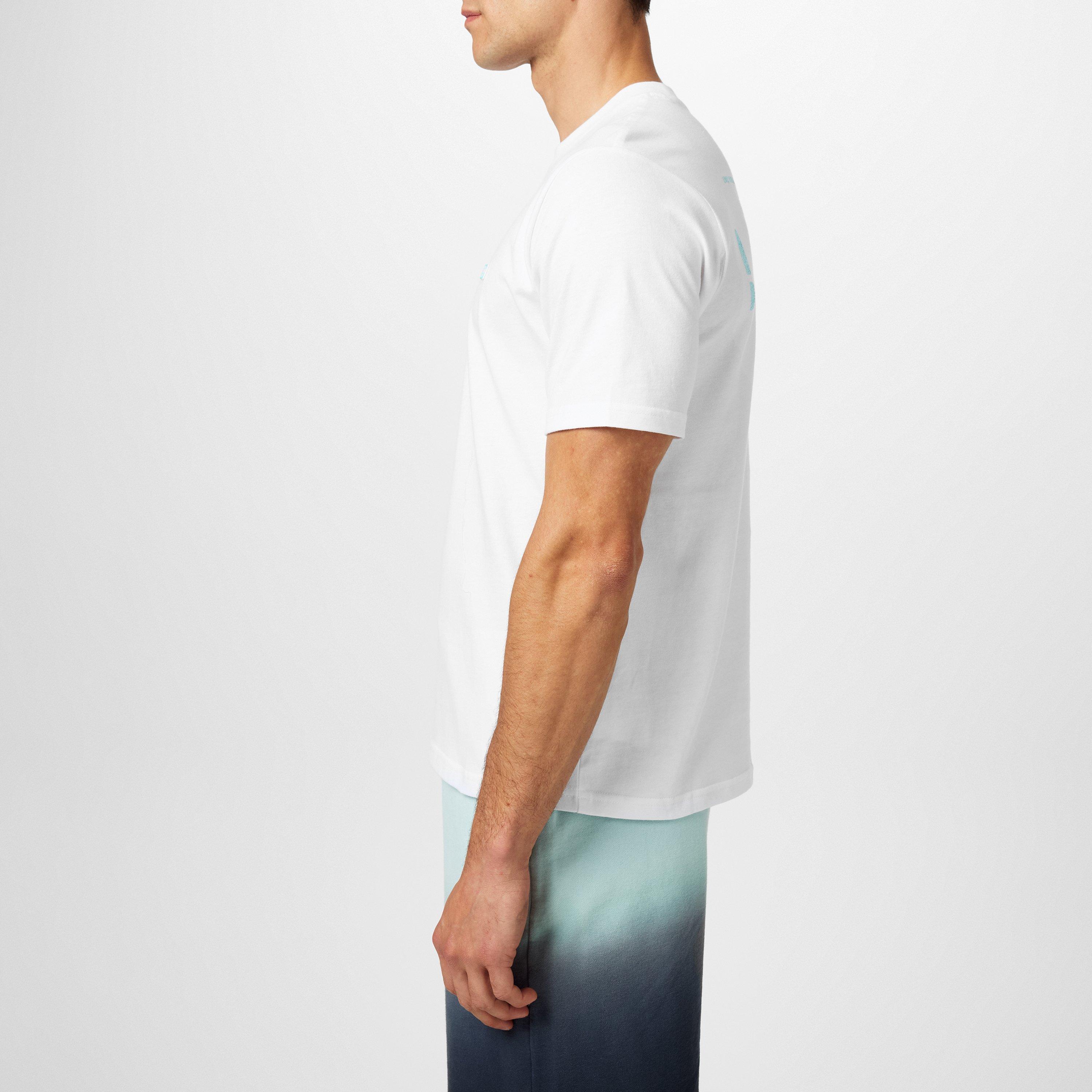 White - Izzue - Men's Hand Stitch Regular Fit T-Shirt - 2