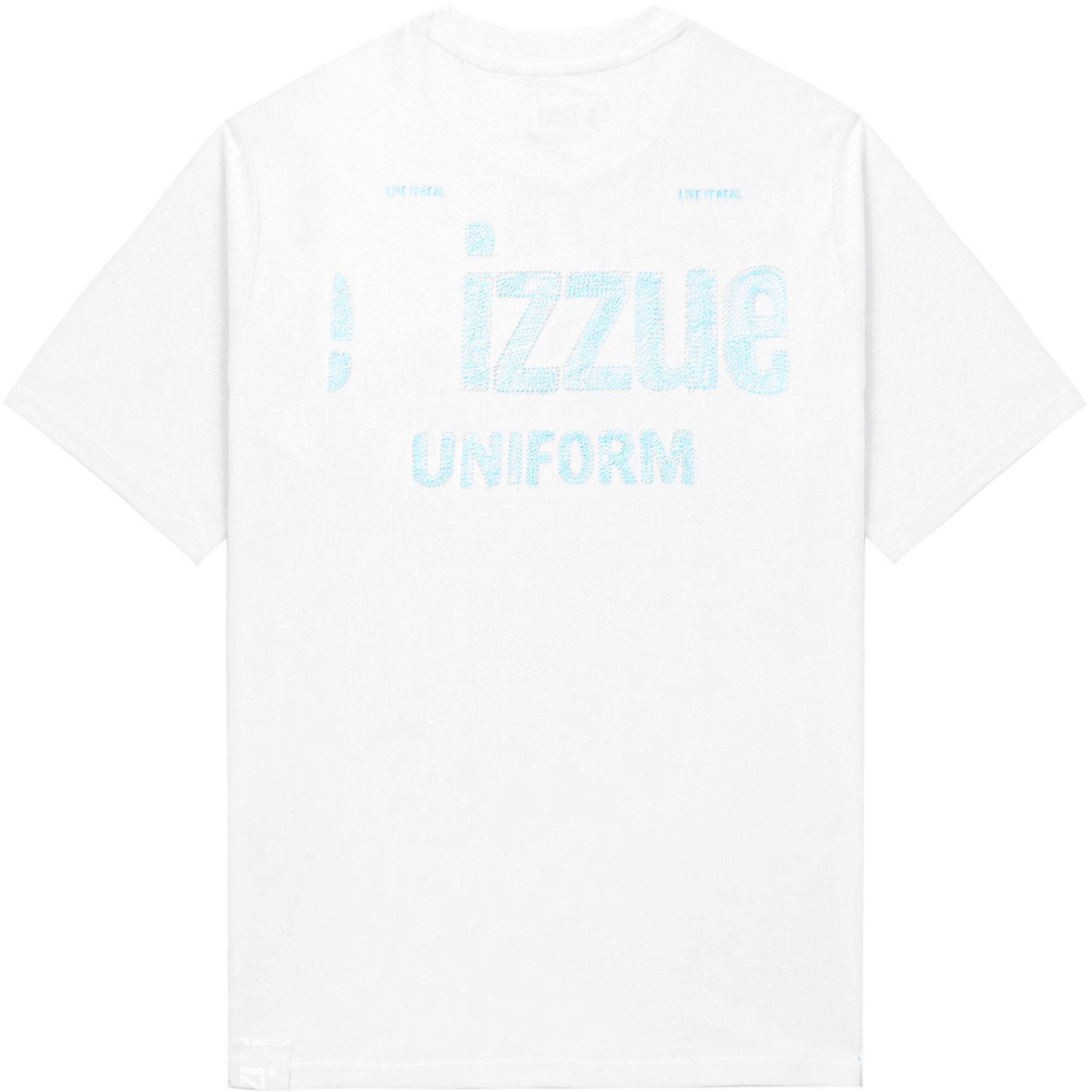White - Izzue - Men's Hand Stitch Regular Fit T-Shirt - 6