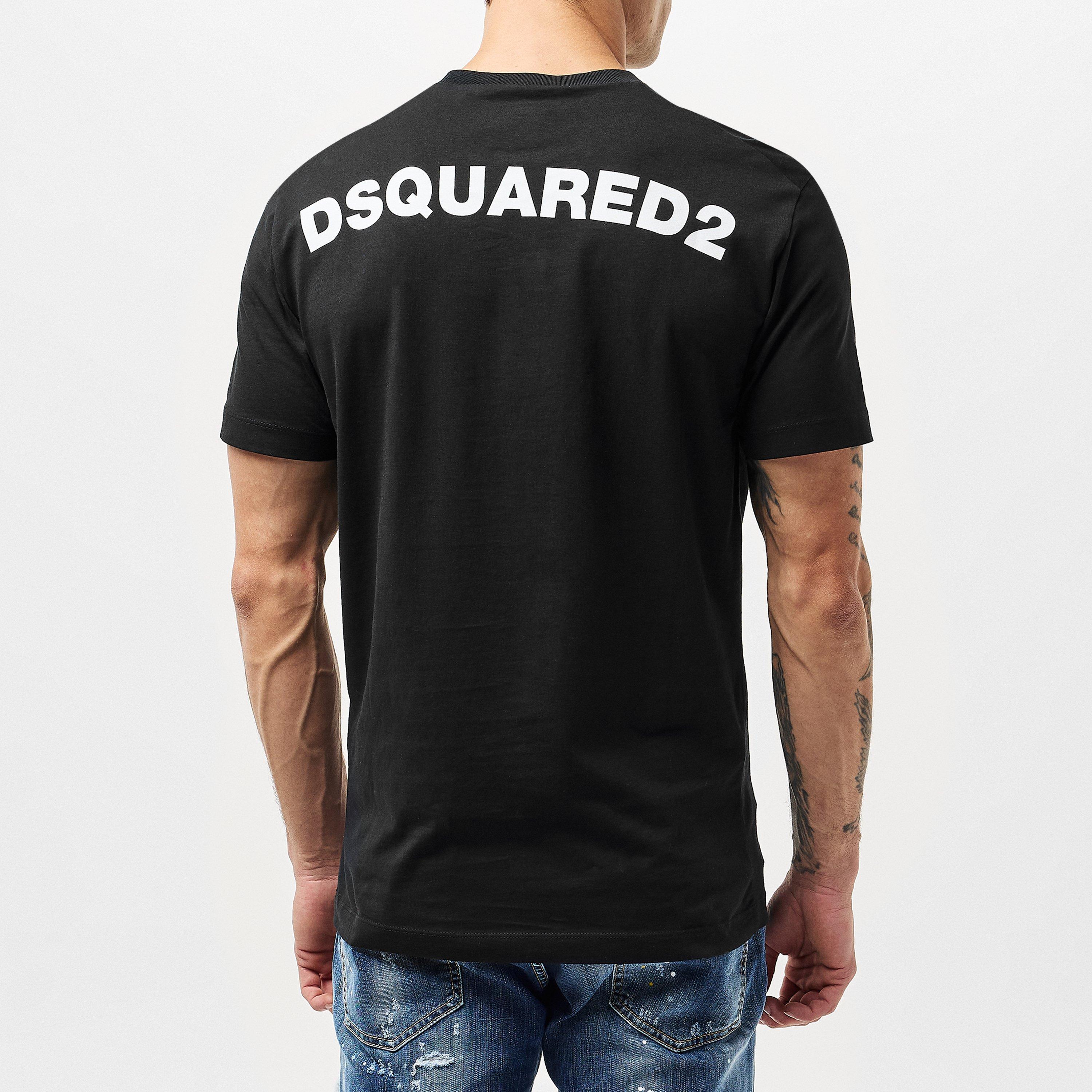 Black - DSquared2 - Maple Leaf T-Shirt - 4