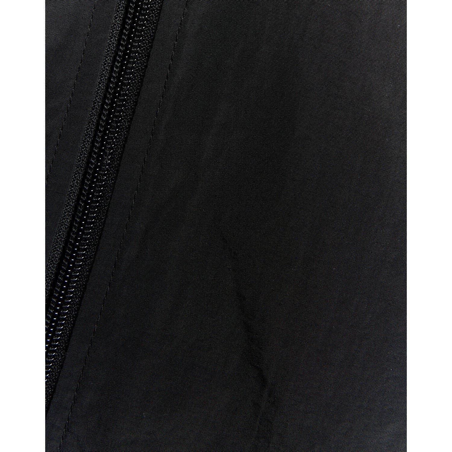 Jet Black Z865 - Lyle and Scott - Men's Zip Through Cotton Wind Resistant Long Sleeve Hooded Rain Anorak - 6