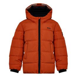 Boss Logo Puffer Jacket Juniors