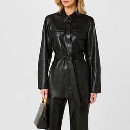 Nanushka Artha Vegan Leather Shirt