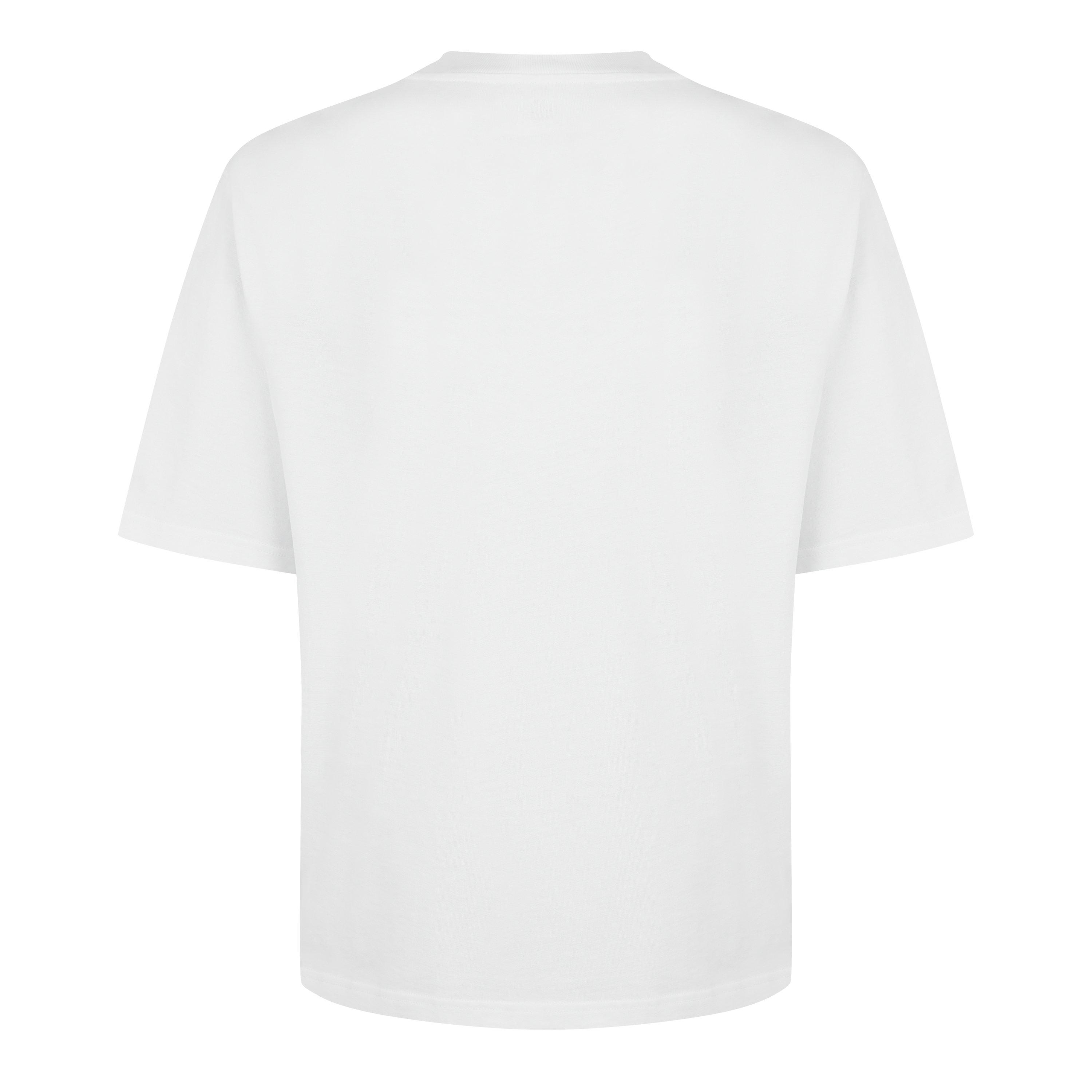 White - Ami Paris - De Coeur Oversized T-Shirt - 2