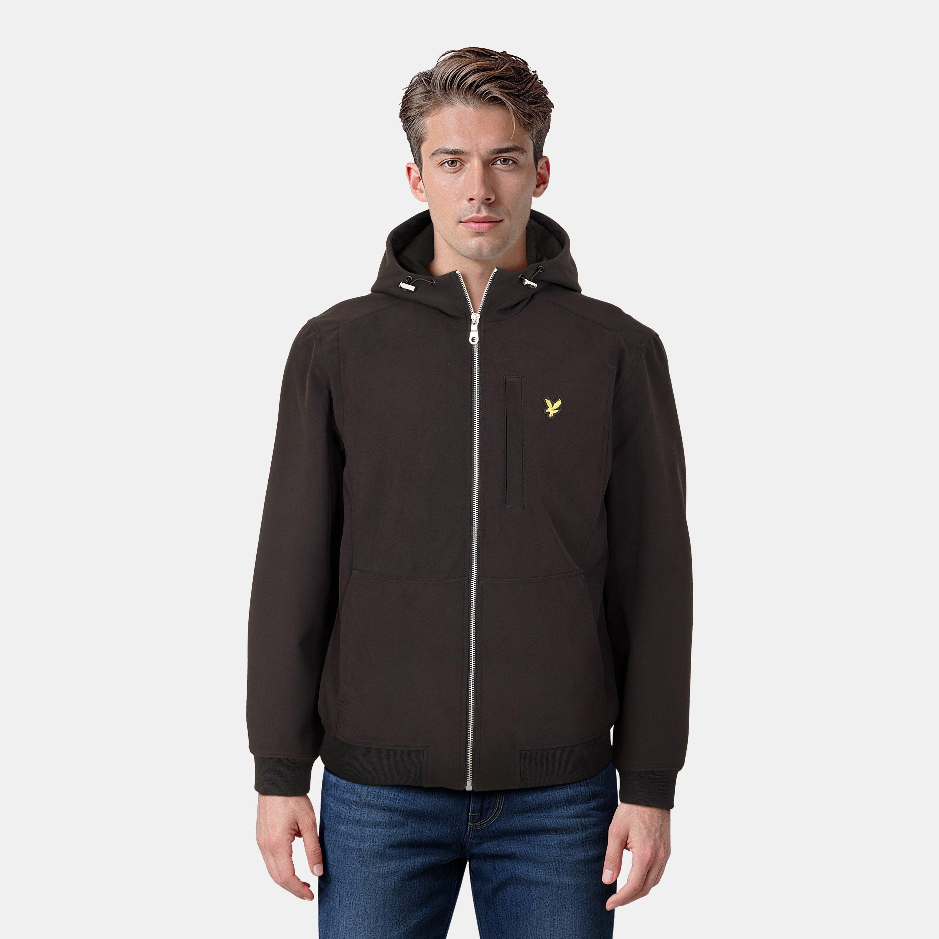 Lyle and Scott Men's Lightweight Hooded Long Sleeve Softshell