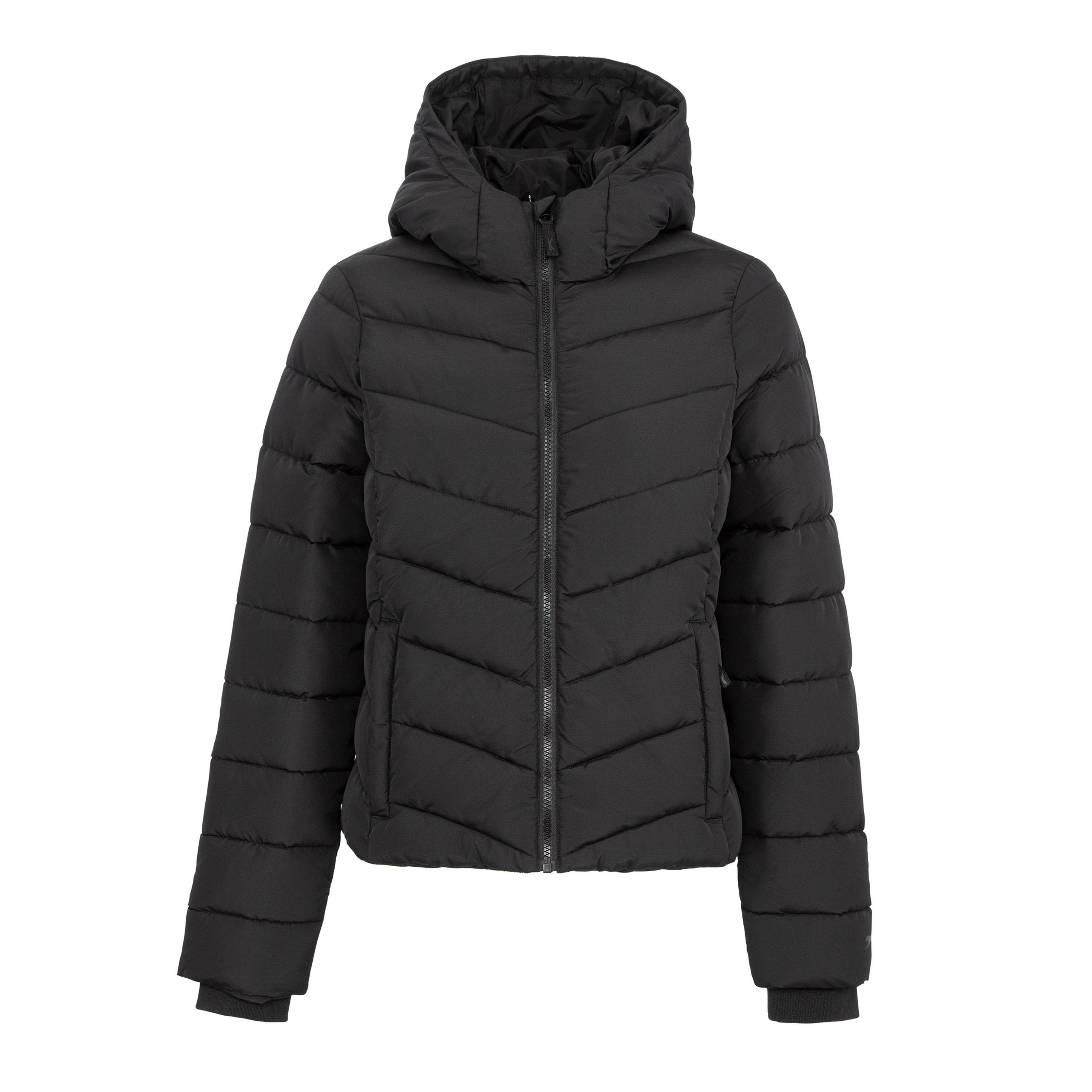 Crna - Slazenger - Essentials Puffer Jacket Womens - 1