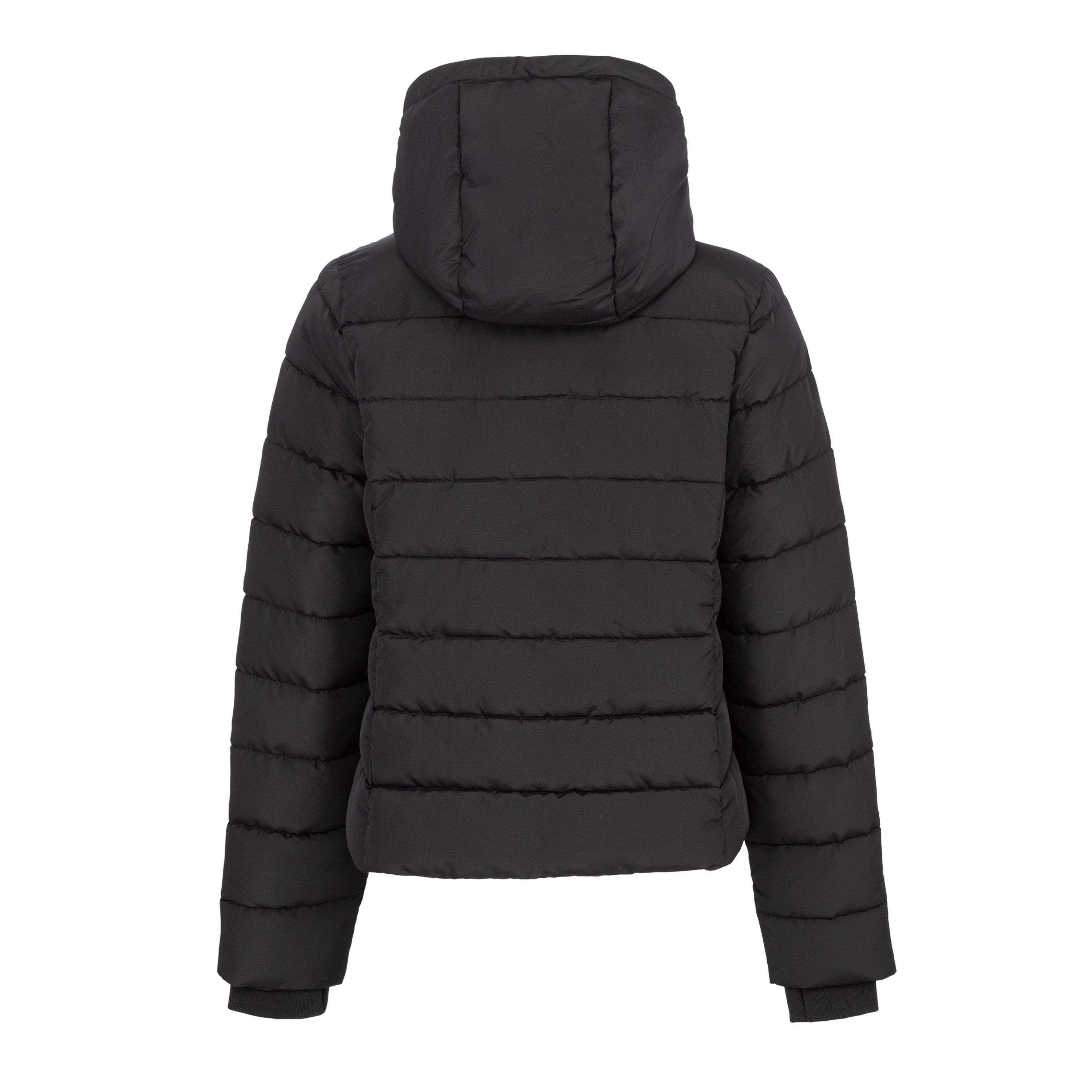 Crna - Slazenger - Essentials Puffer Jacket Womens - 2