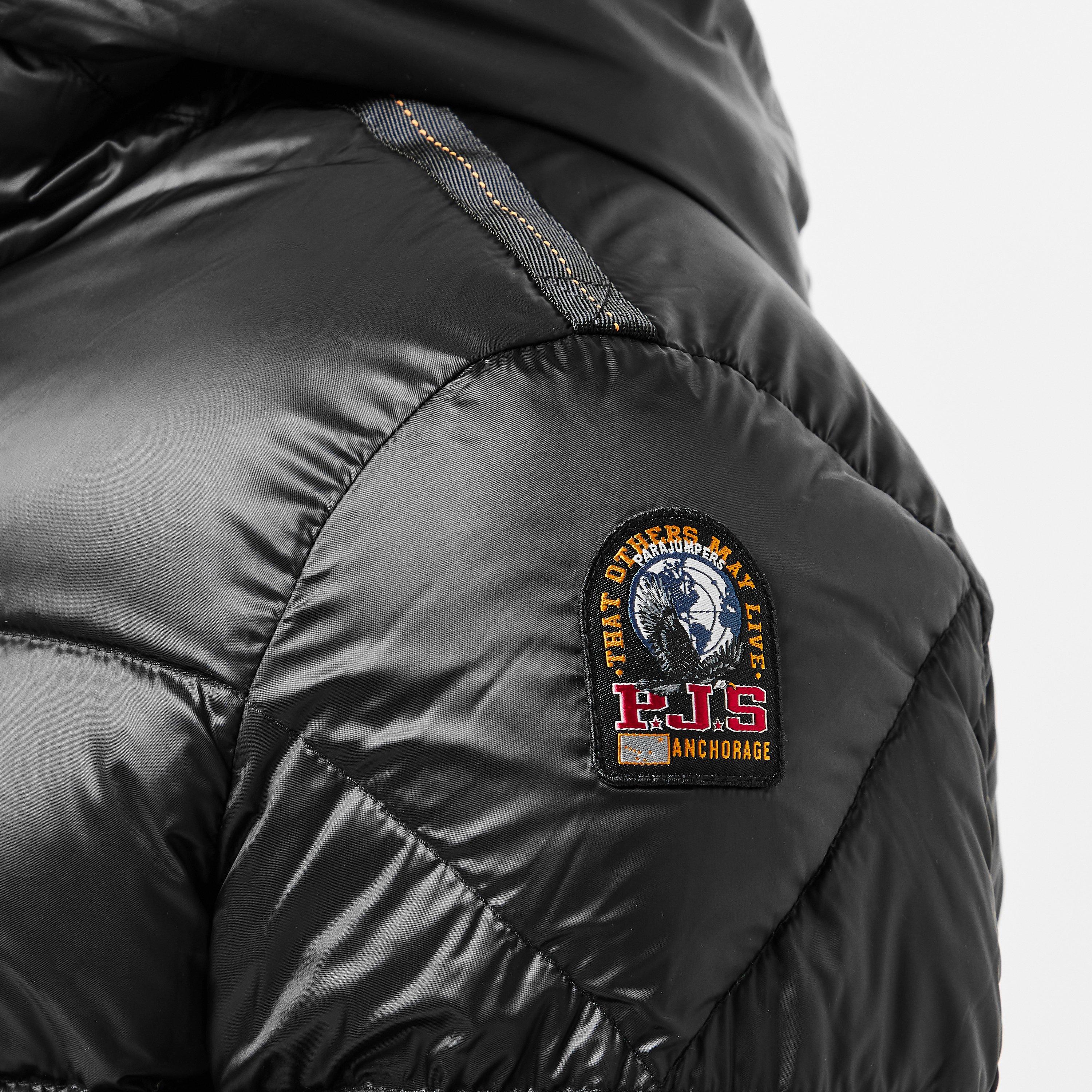 Black 541 - Parajumpers - Men's Pharell Water Resistant Duck Down Short Puffer Jacket - 5
