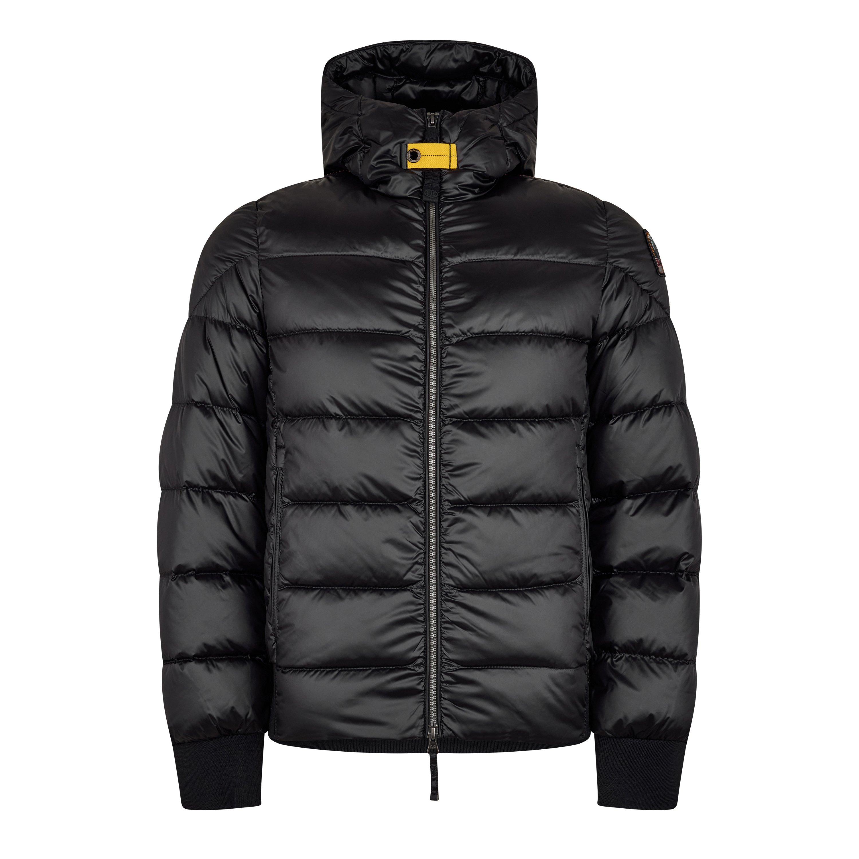 Black - Parajumpers - Men's Pharell Water Resistant Duck Down Short Puffer Jacket - 1