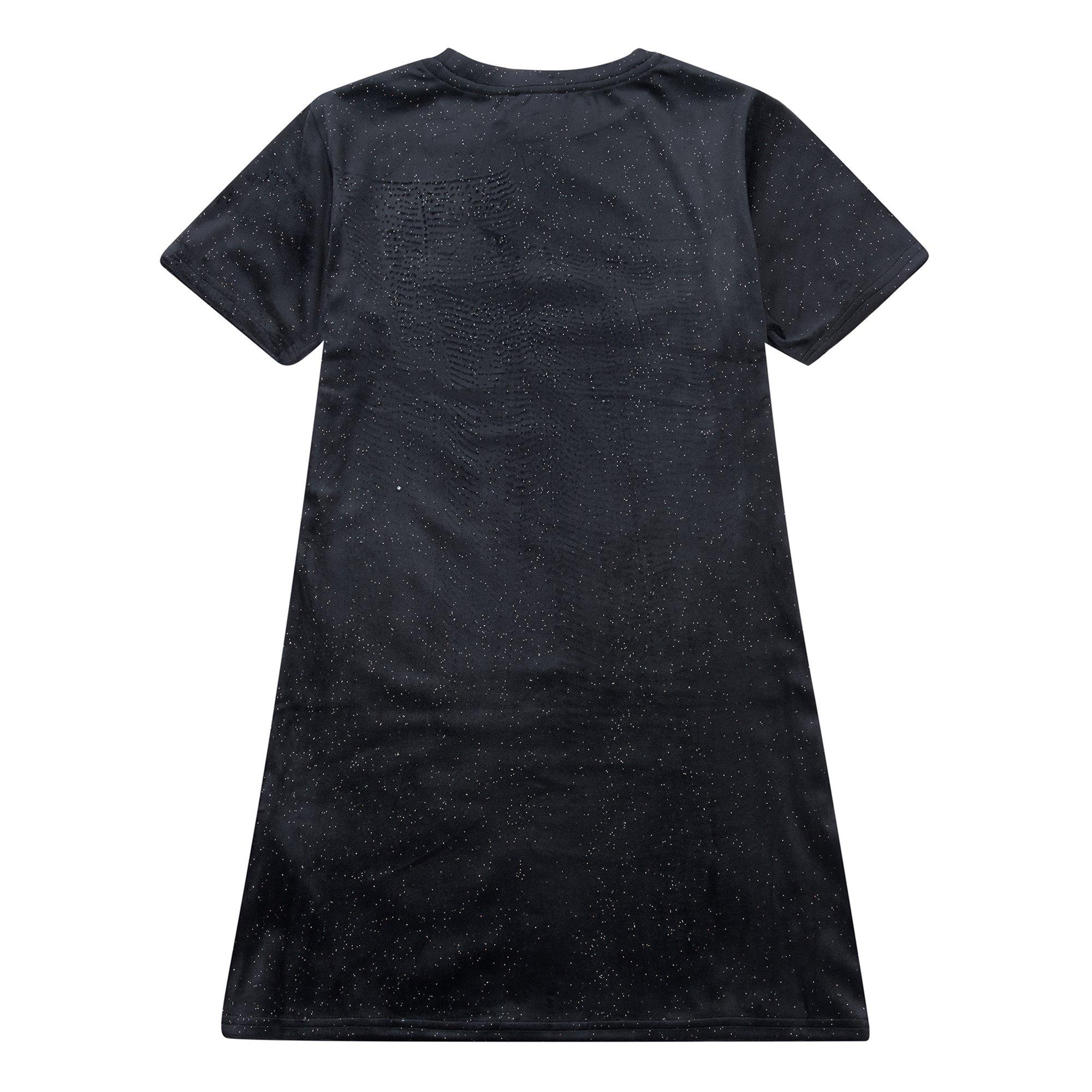 Black 023 - Juicy Couture - Girls Glitter Velour Dress - 2
