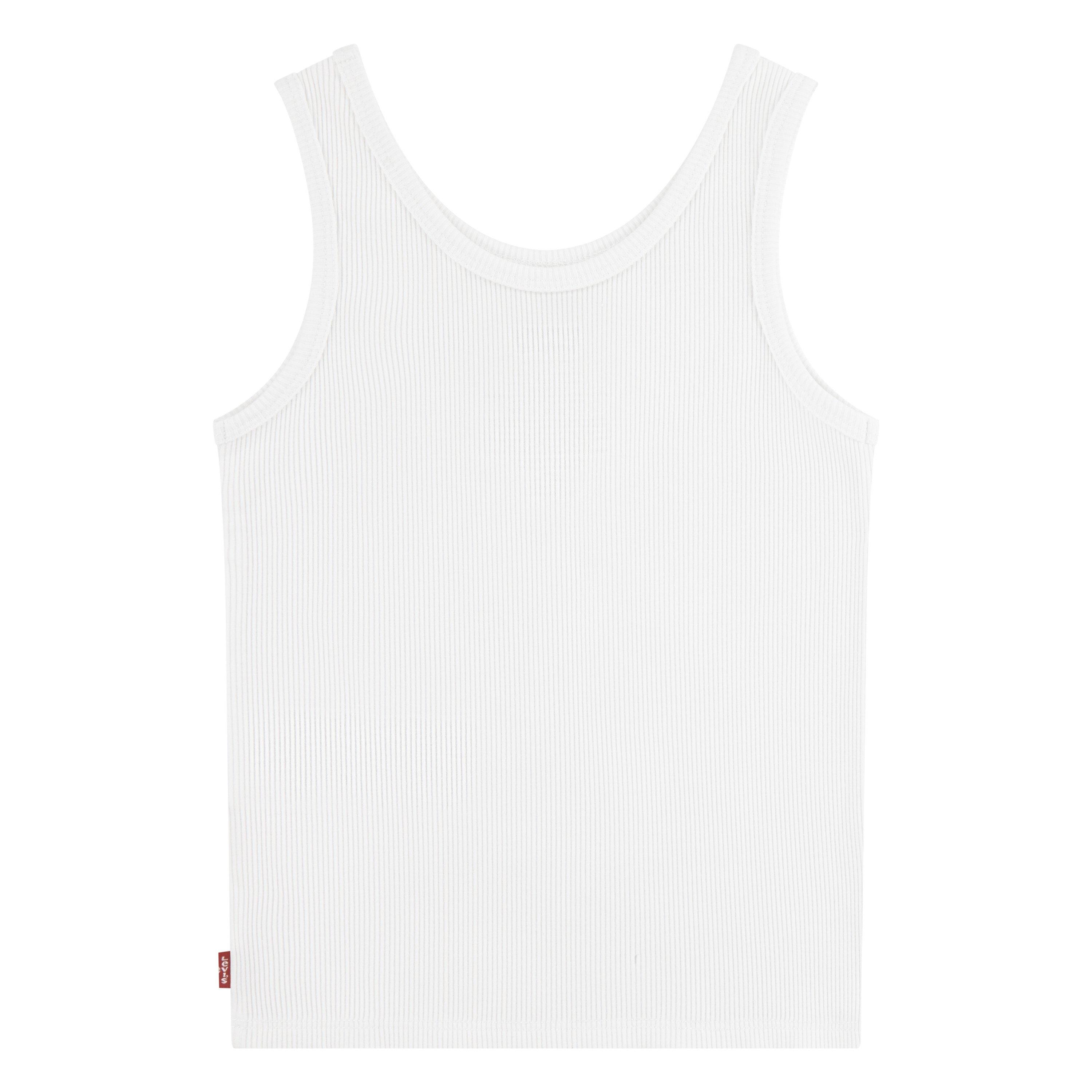 Brght White Q1T - Levis - Kids' Ribbed Tank Vest - 6