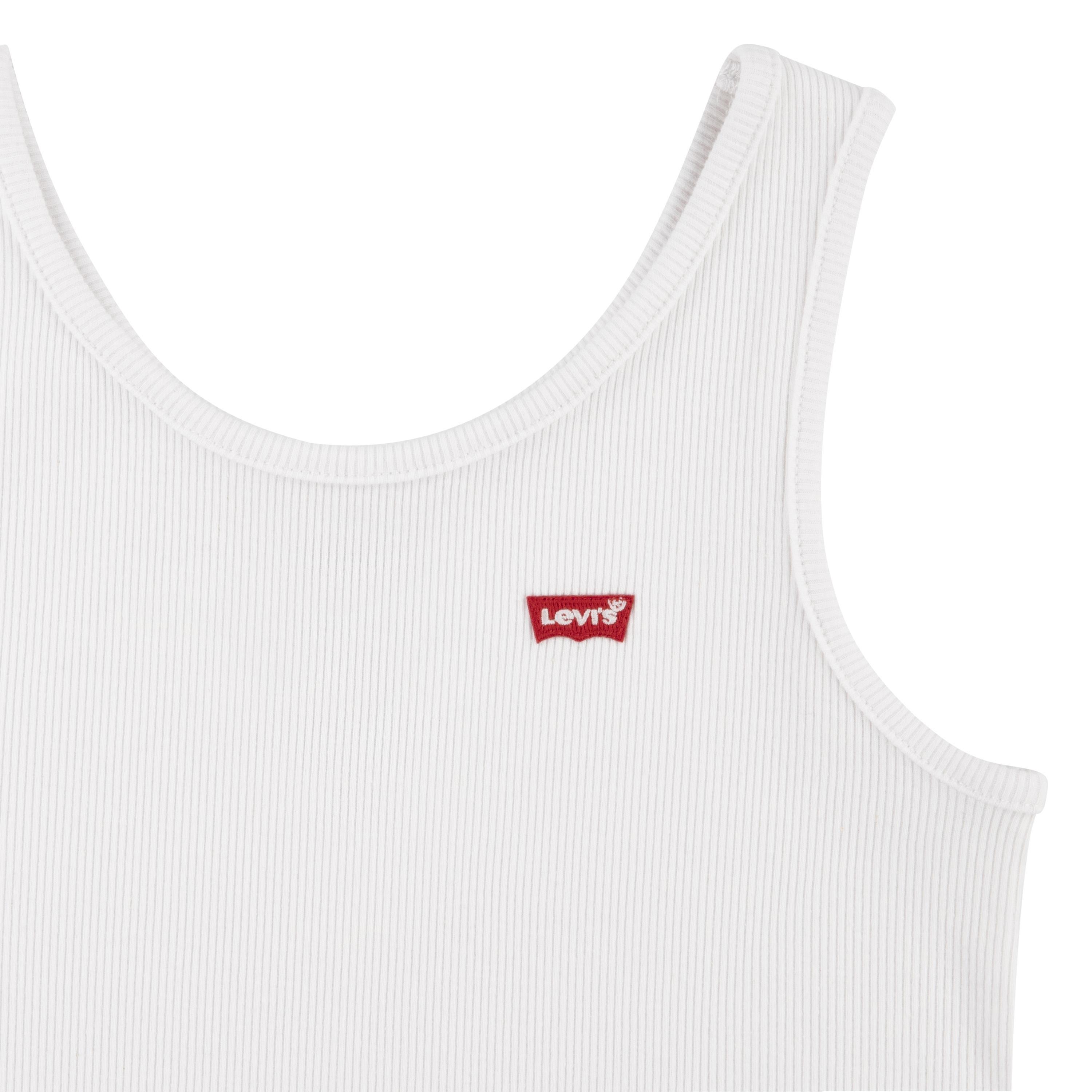 Brght White Q1T - Levis - Kids' Ribbed Tank Vest - 4