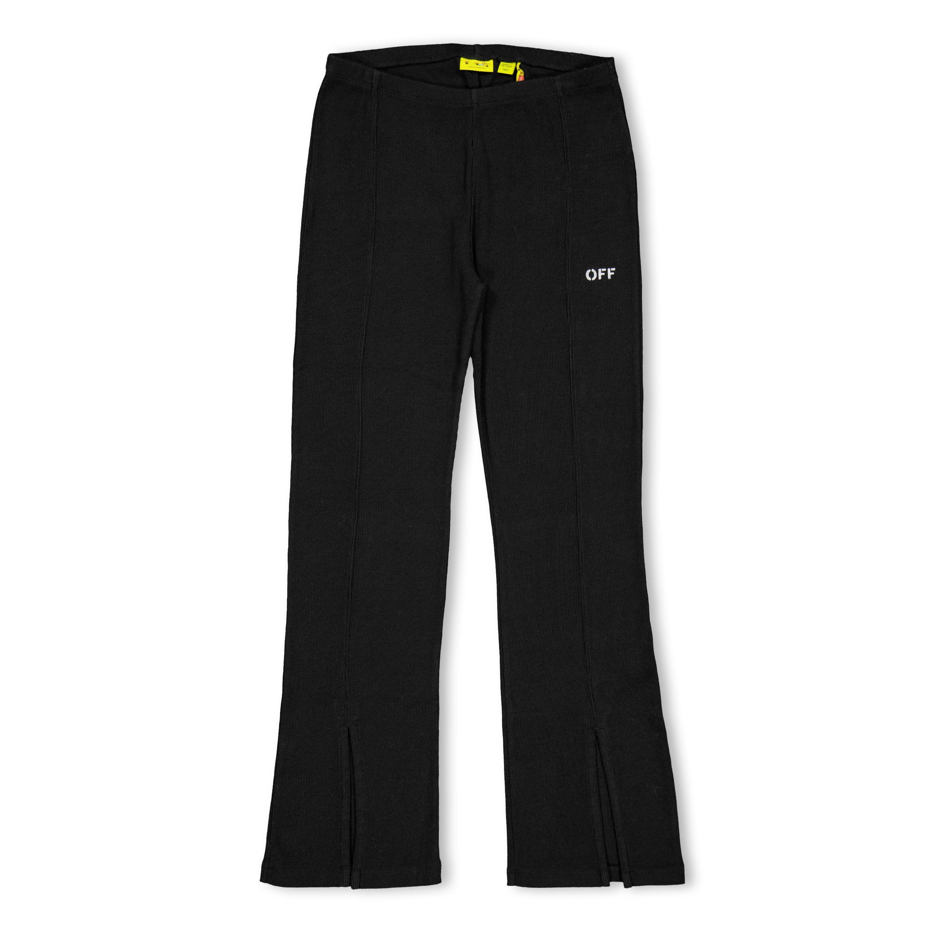 Black - Off White - Off Stamp Leggings Jn63 - 1