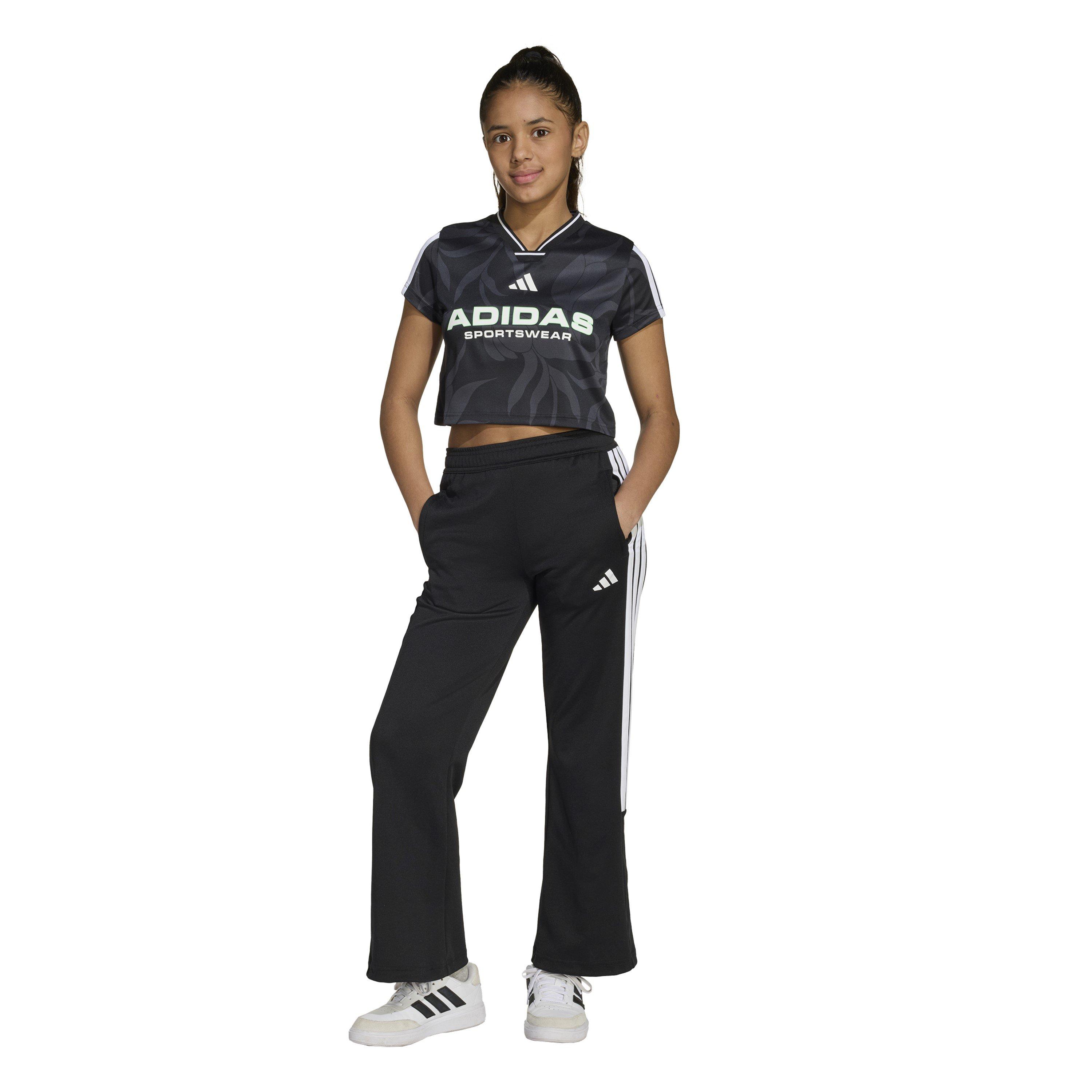 Black/White - adidas - House of Tiro Colors of Football Crop T-Shirt Juniors - 4