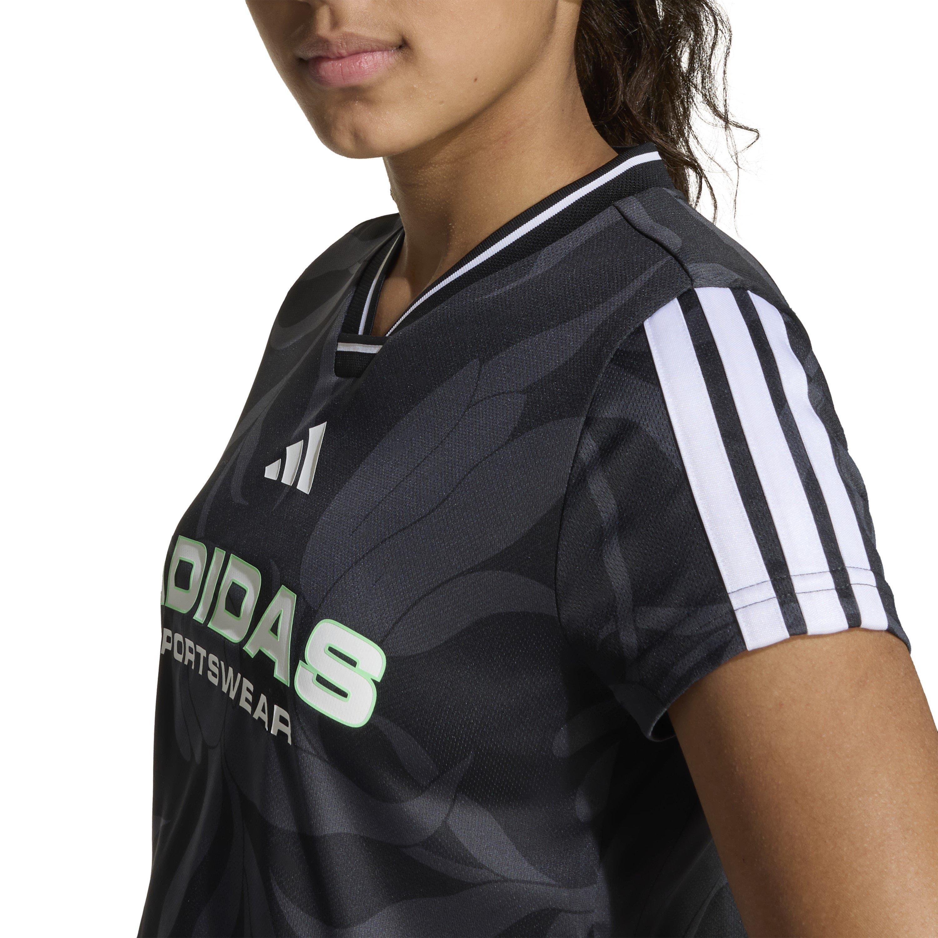 Black/White - adidas - House of Tiro Colors of Football Crop T-Shirt Juniors - 5