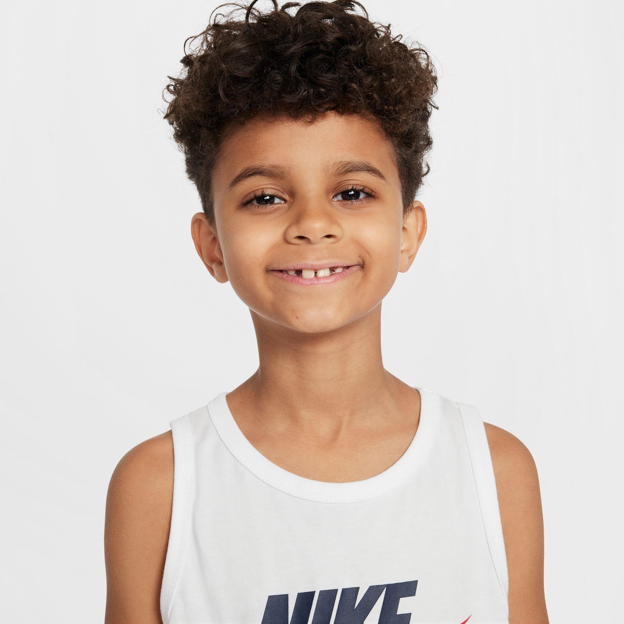 Blanc/Rouge - Nike - Nike NSW Tank Tee Jn53 - 3
