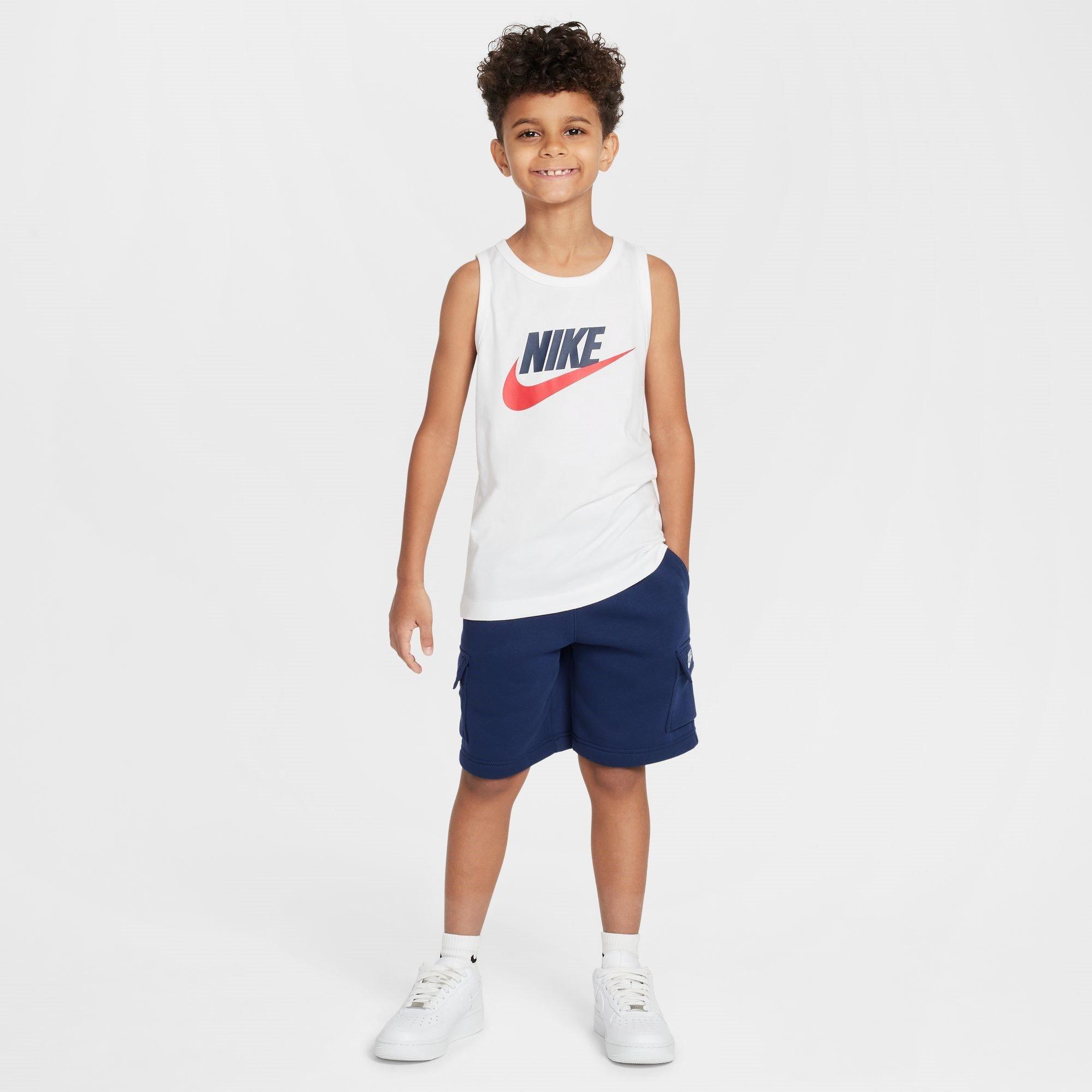 Blanc/Rouge - Nike - Nike NSW Tank Tee Jn53 - 5
