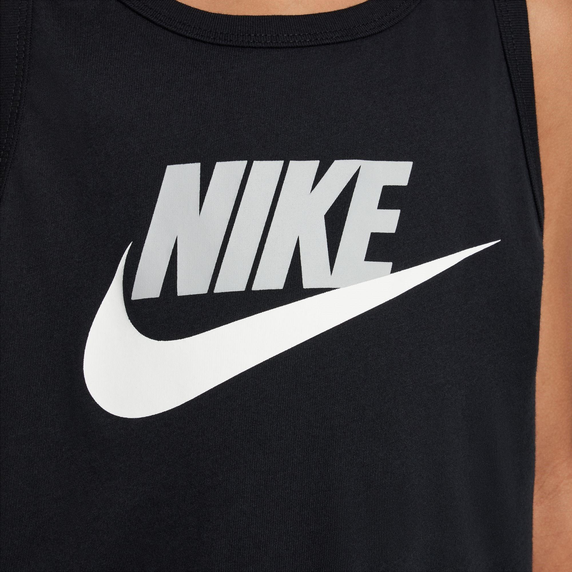Black/White - Nike - NSW Tank Tee Jn53 - 4