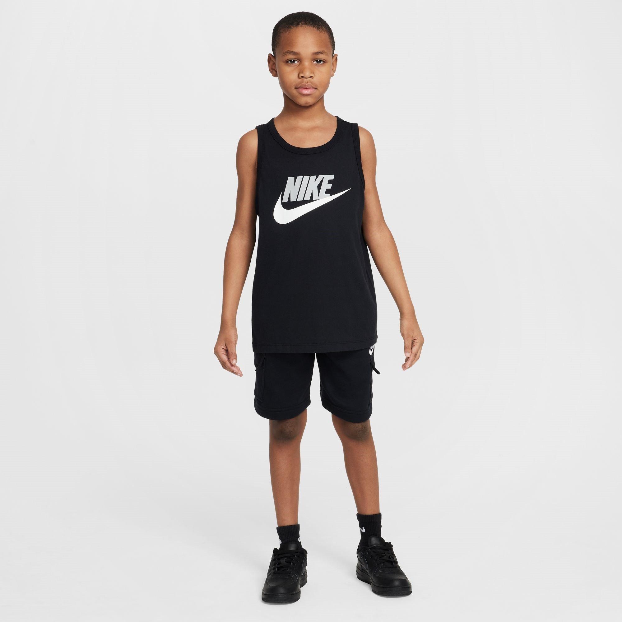 Black/White - Nike - NSW Tank Tee Jn53 - 5
