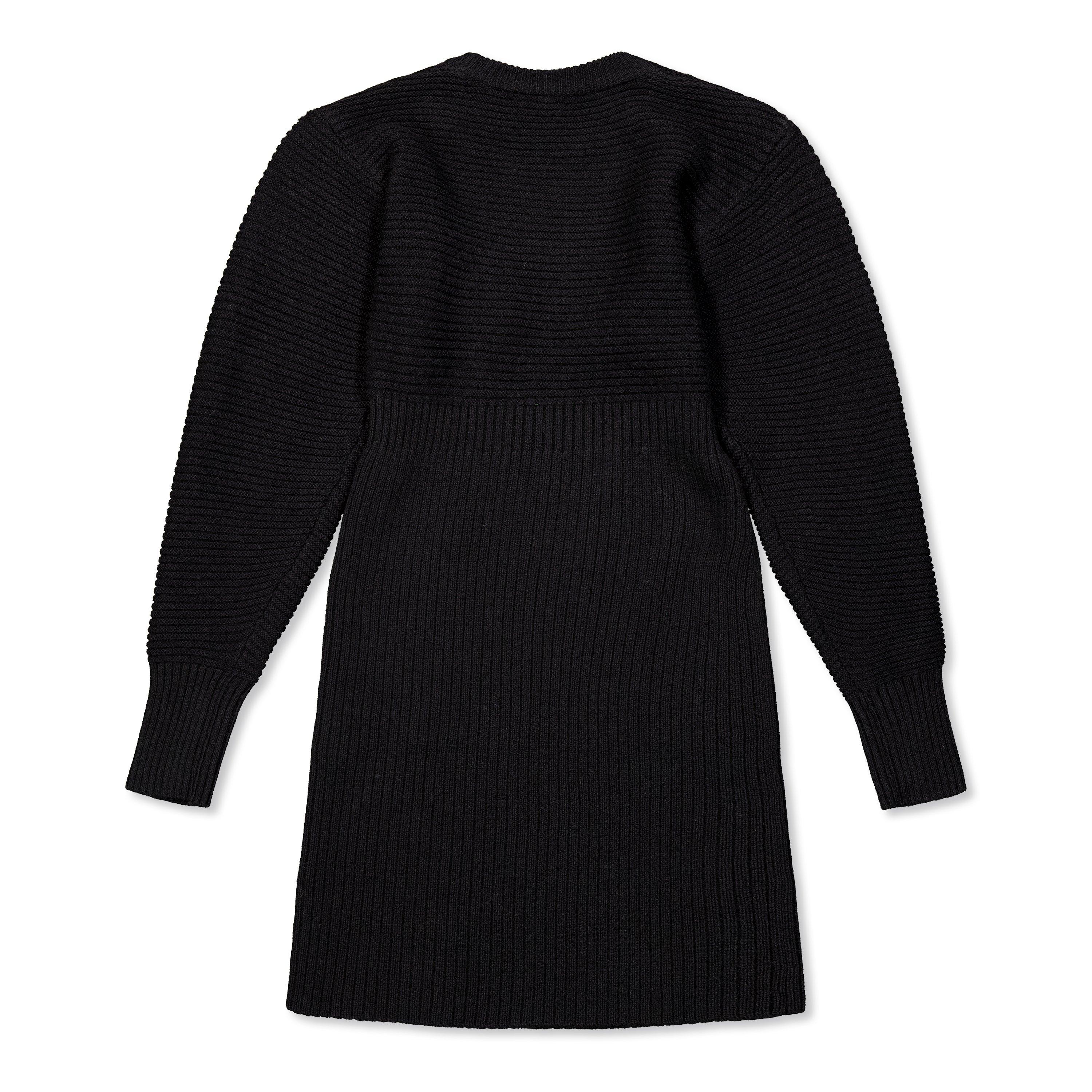 black/gold - Balmain - Kids' Knitted Jumper Dress - 2