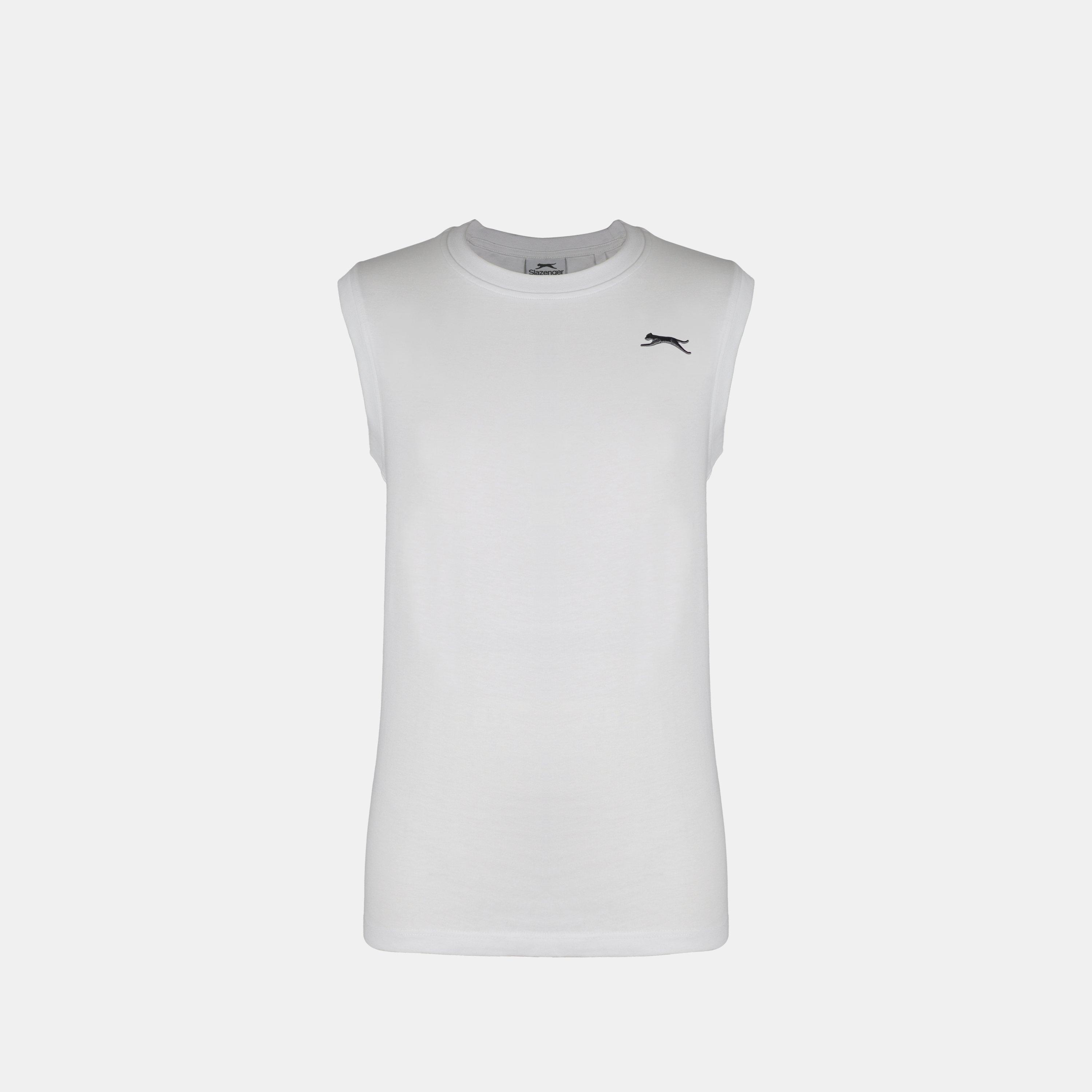 Slazenger Boys Slaz Vest Junior - White - 13 Yrs