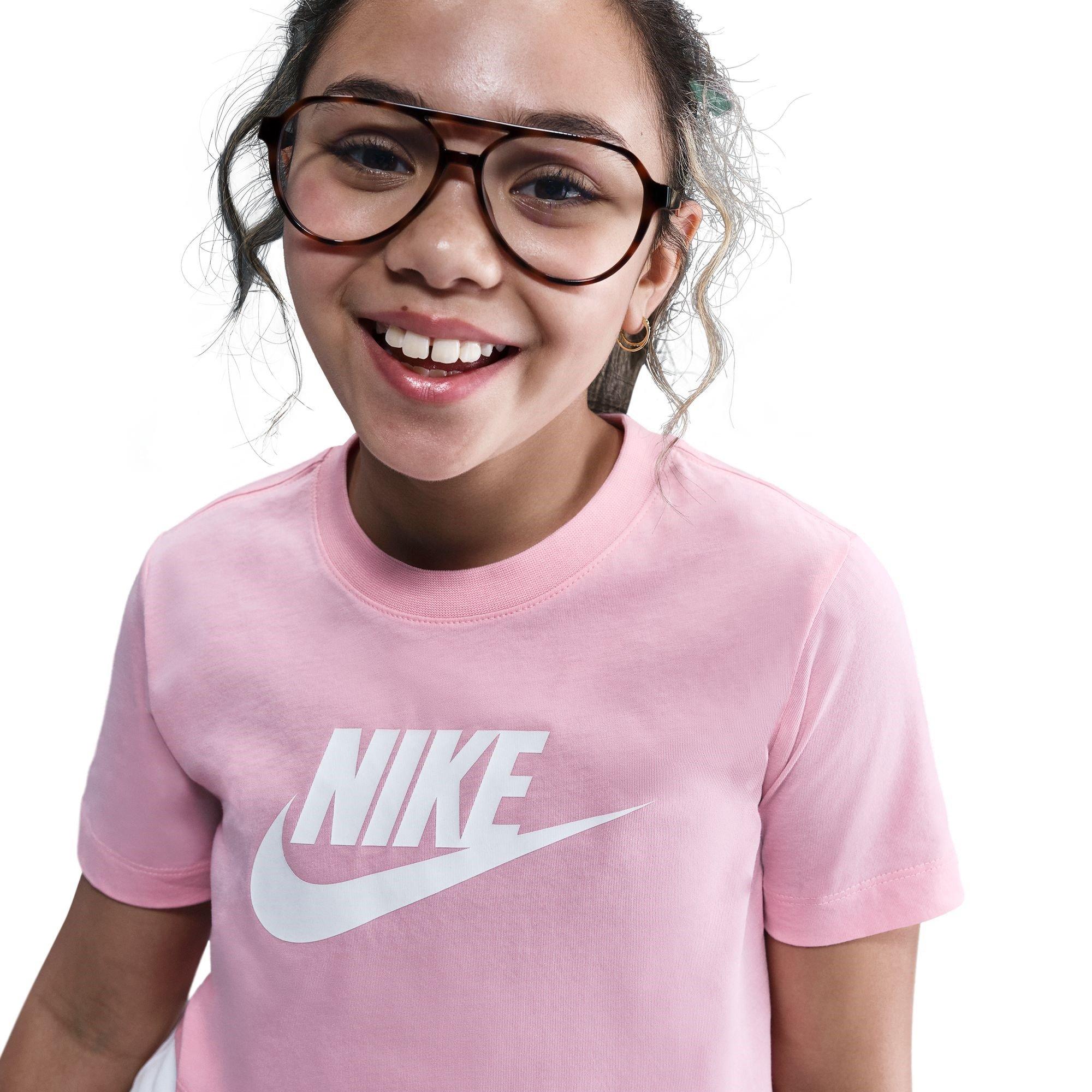 Pink - Nike - Kids' Crop Top - 5