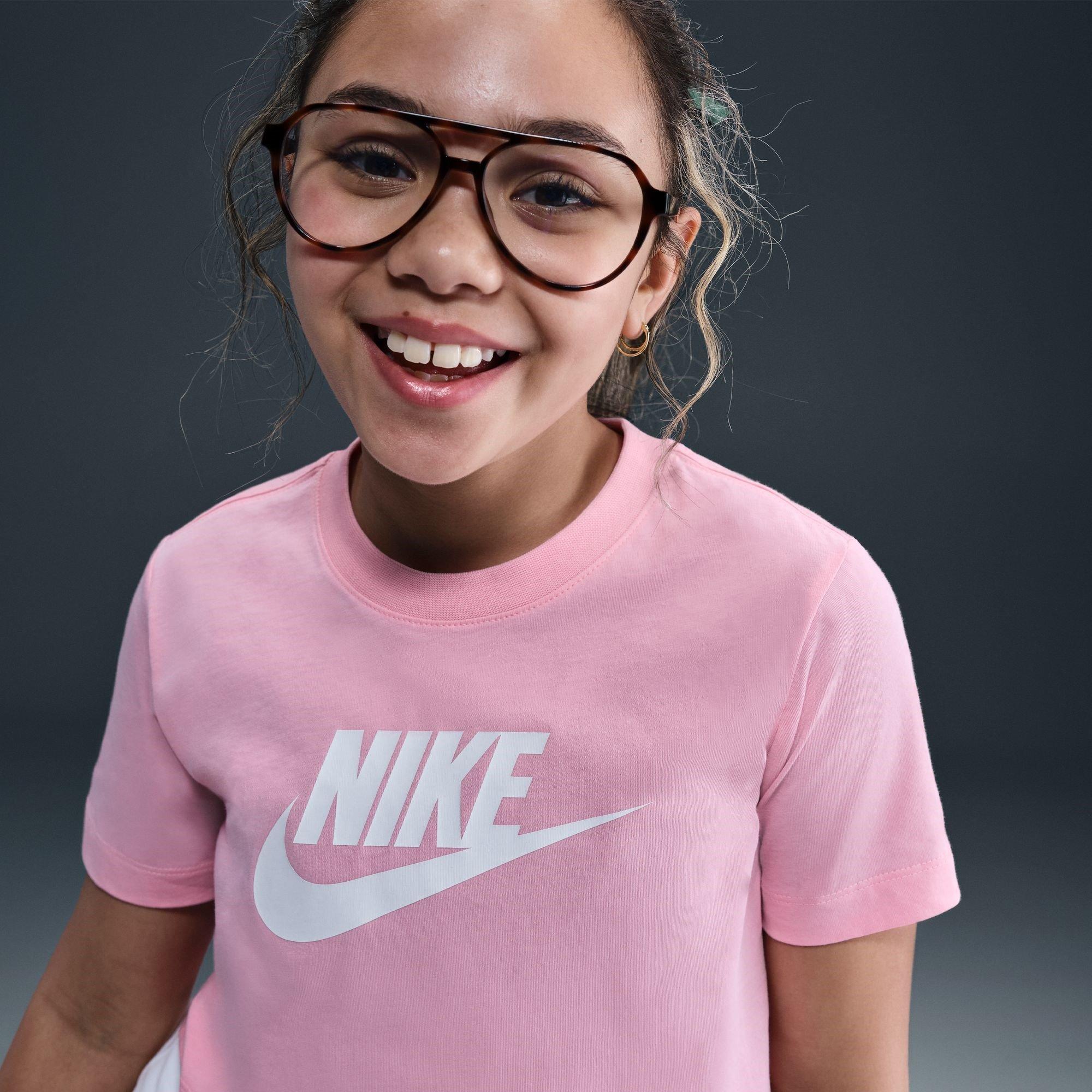 Pink - Nike - Kids' Crop Top - 10