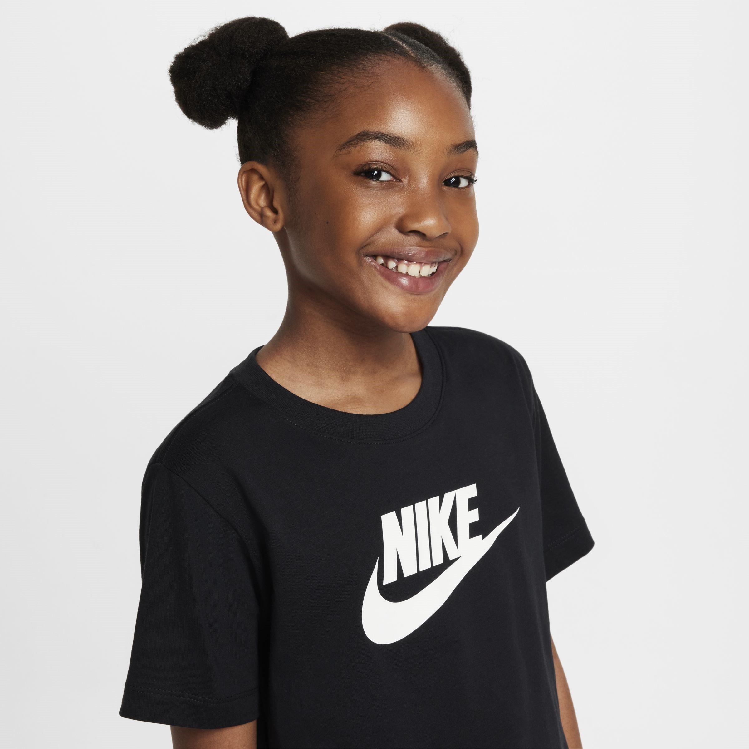 Black - Nike - Kids' Crop Top - 3