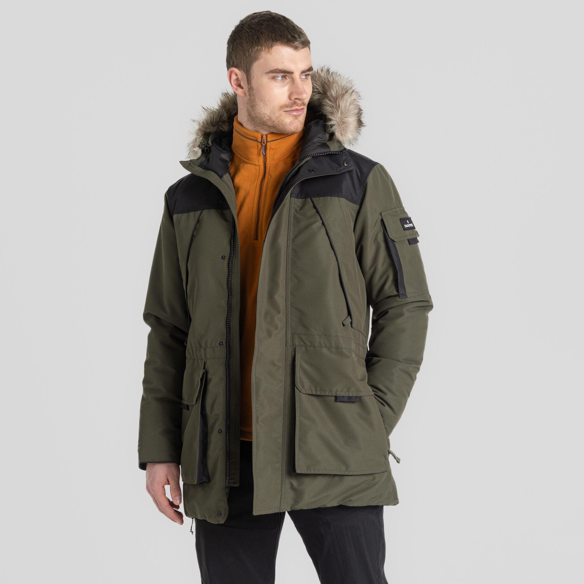 WdldGrn/Blk - Craghoppers - Men's Crag Bishorn Waterproof Parka - 4
