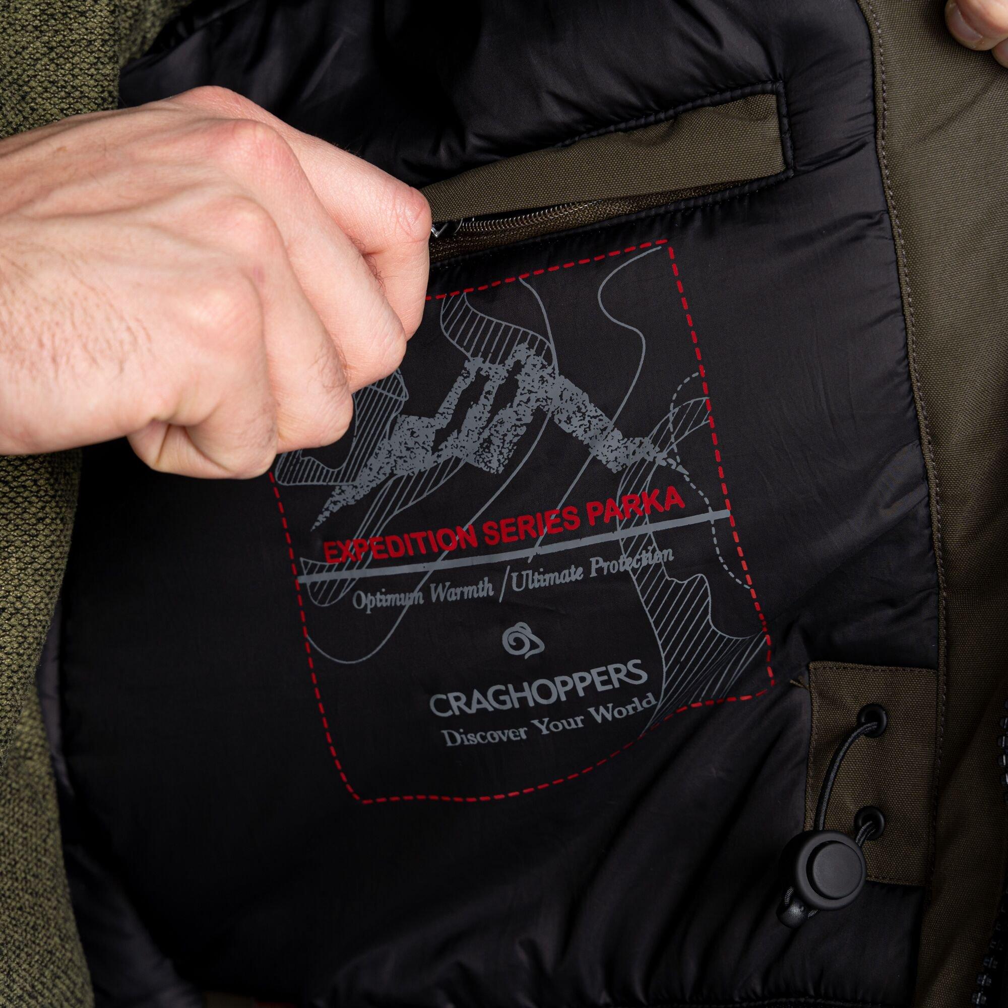 WdldGrn/Blk - Craghoppers - Men's Crag Bishorn Waterproof Parka - 10