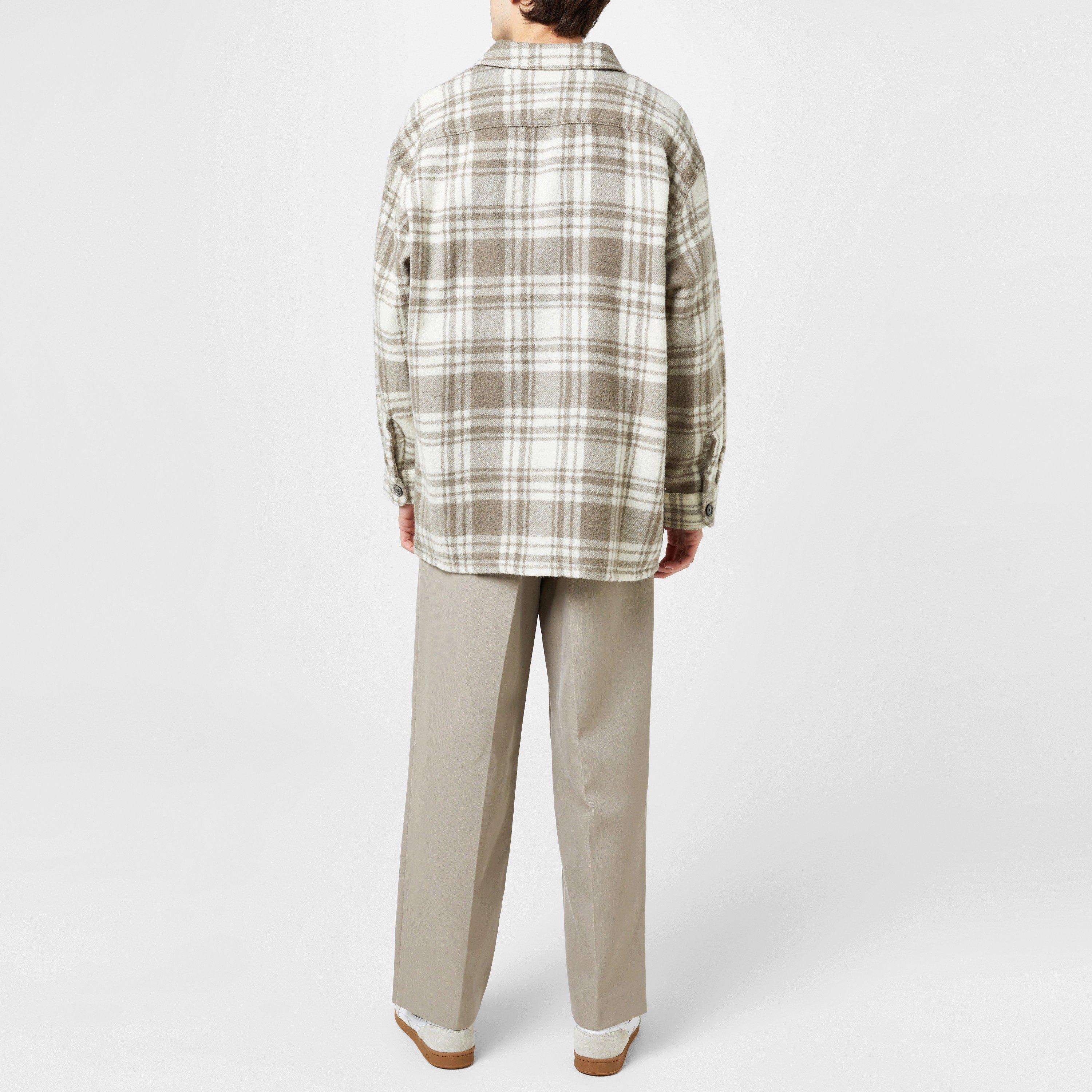 Ivory Clay 187 - Ami Paris - Maxi Check Overshirt - 3