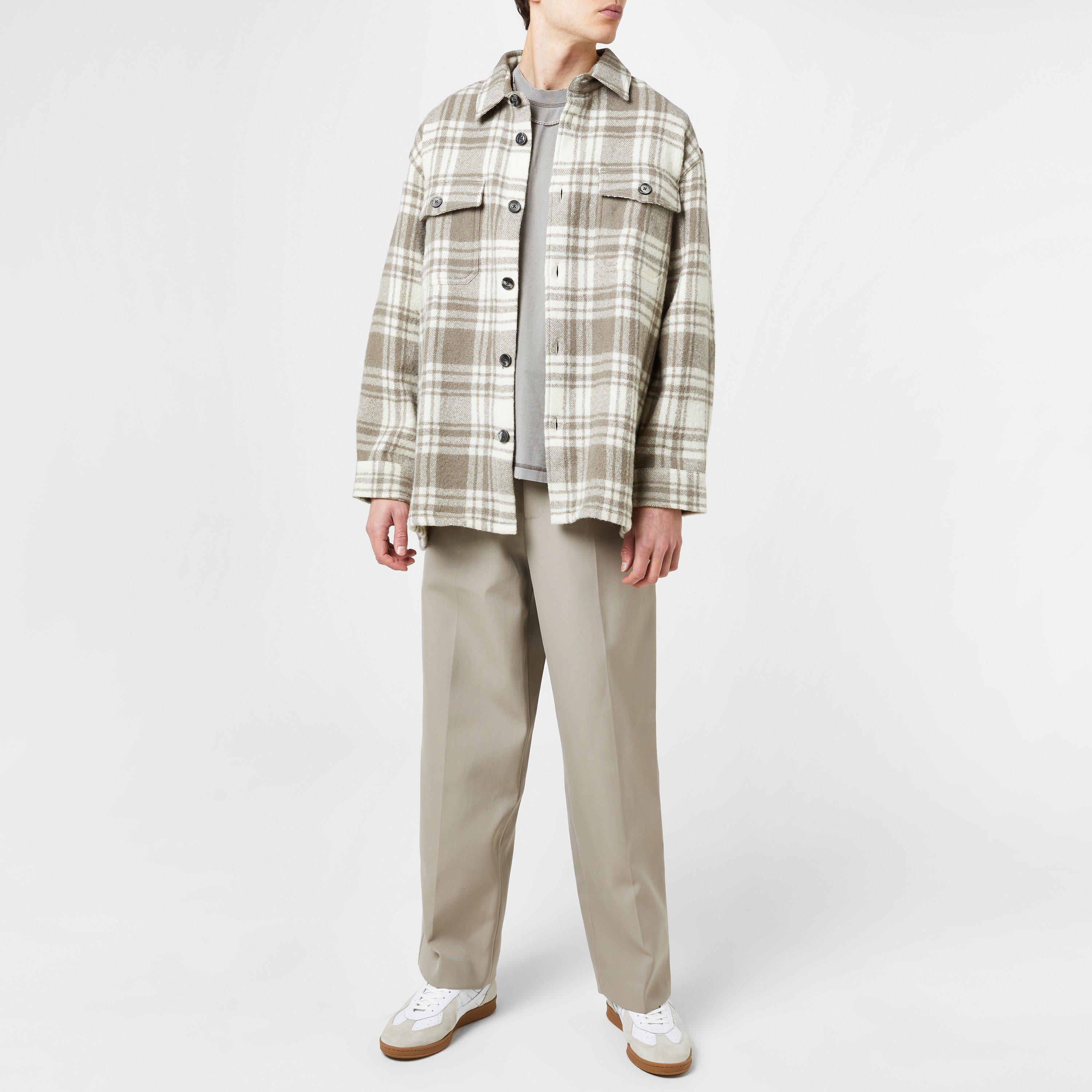 Ivory Clay 187 - Ami Paris - Maxi Check Overshirt - 4