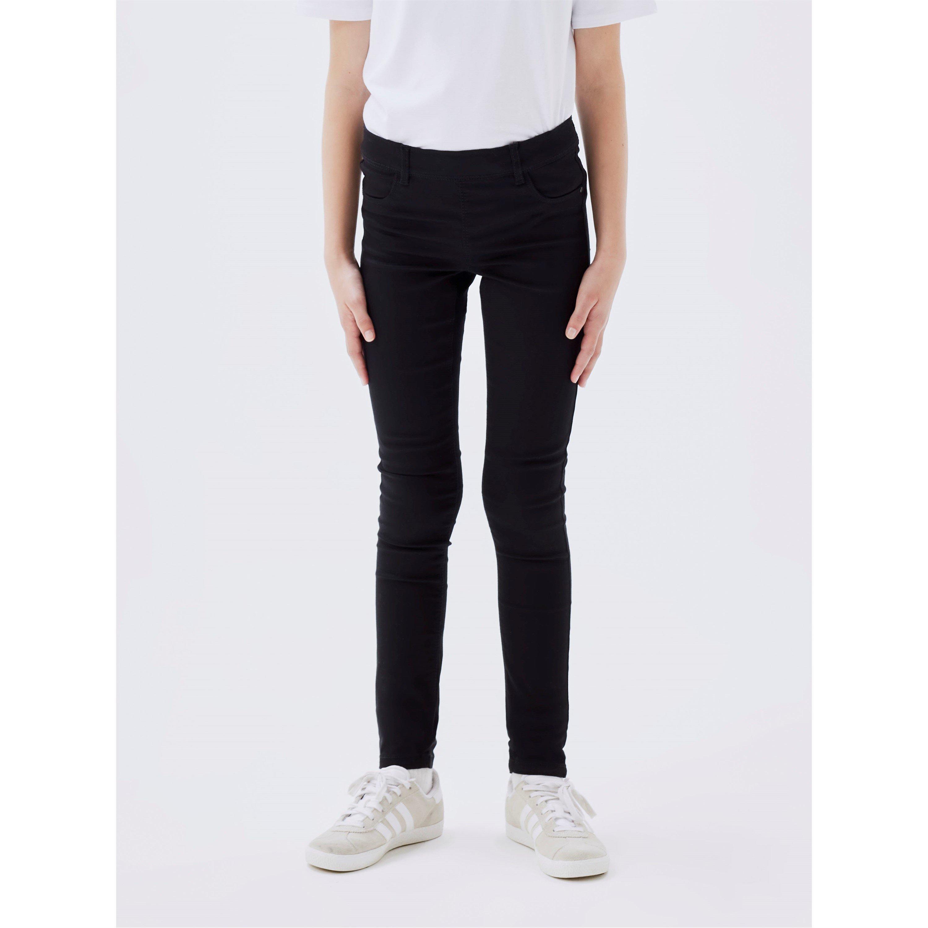 Black - Name It - Kids' Leggi Skinny Jeans - 1
