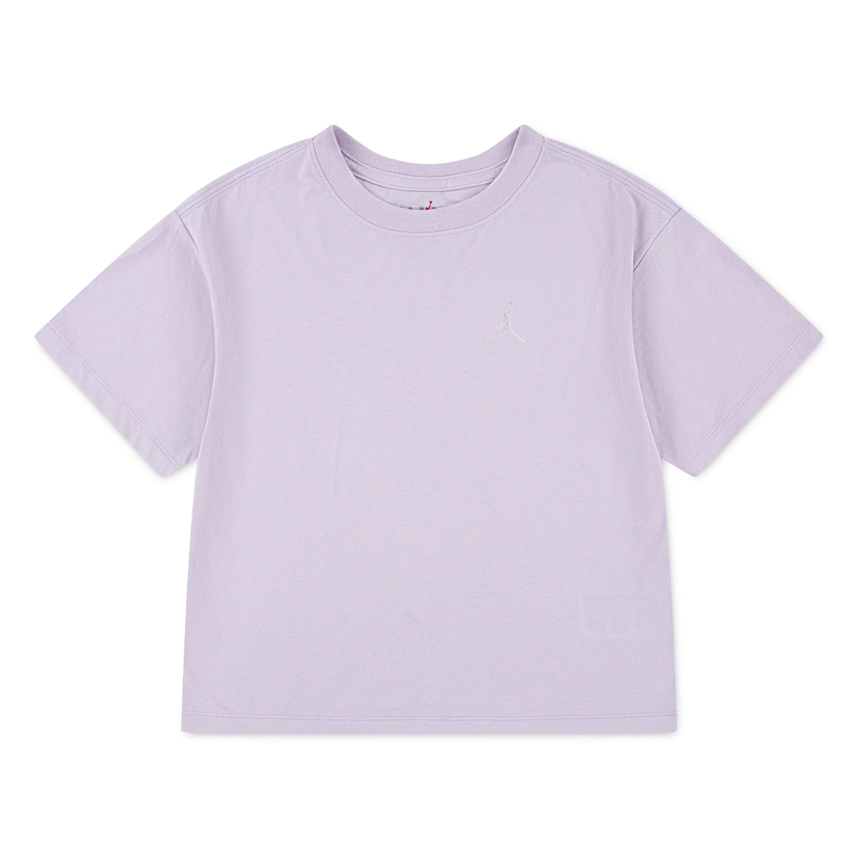 Air Jordan Girls Jumpman Cropped T-Shirt Junior - Doll Lillac - 11-12 (L)